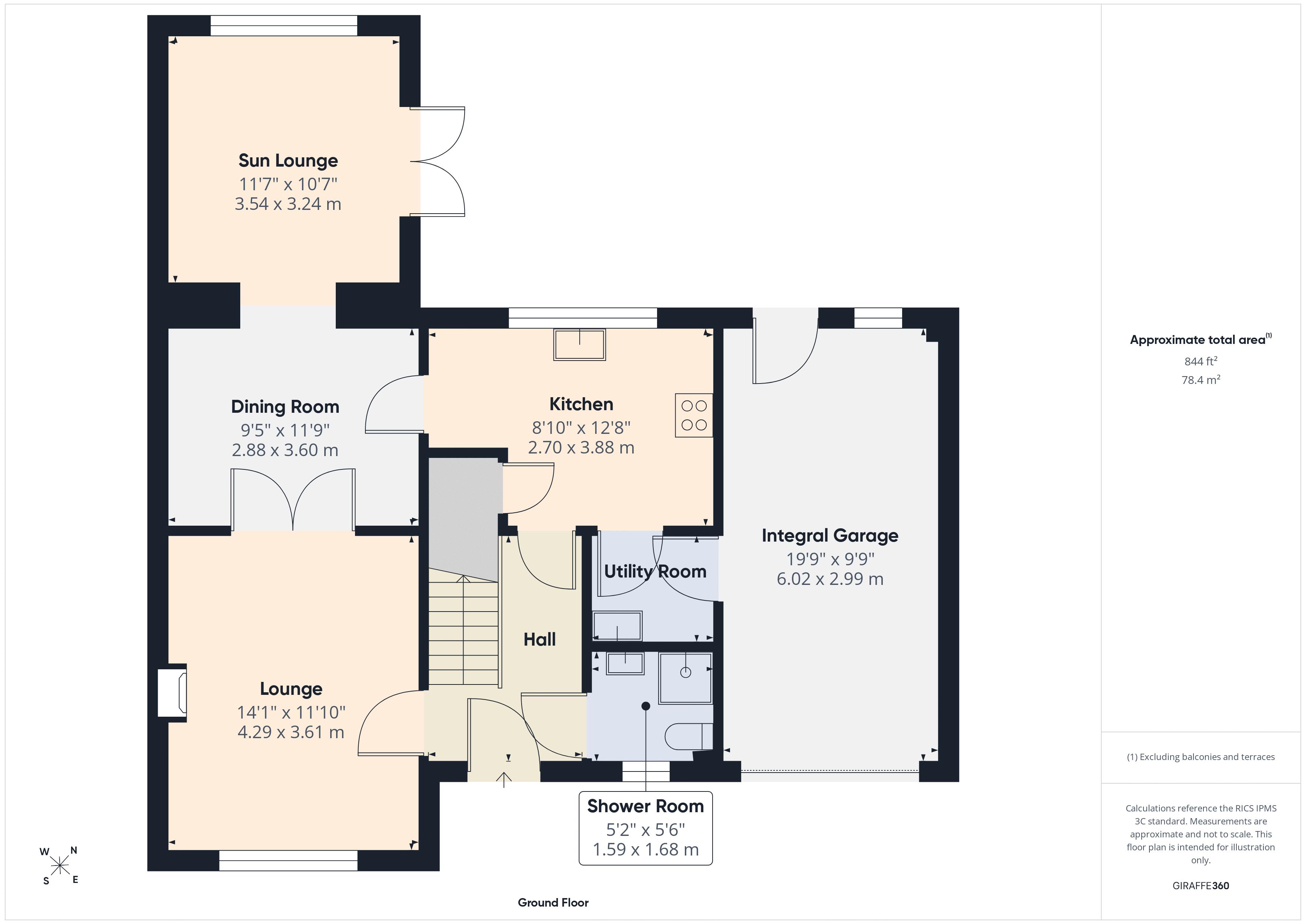 No 12, Maes y Llewod, Carmarthen floorplan