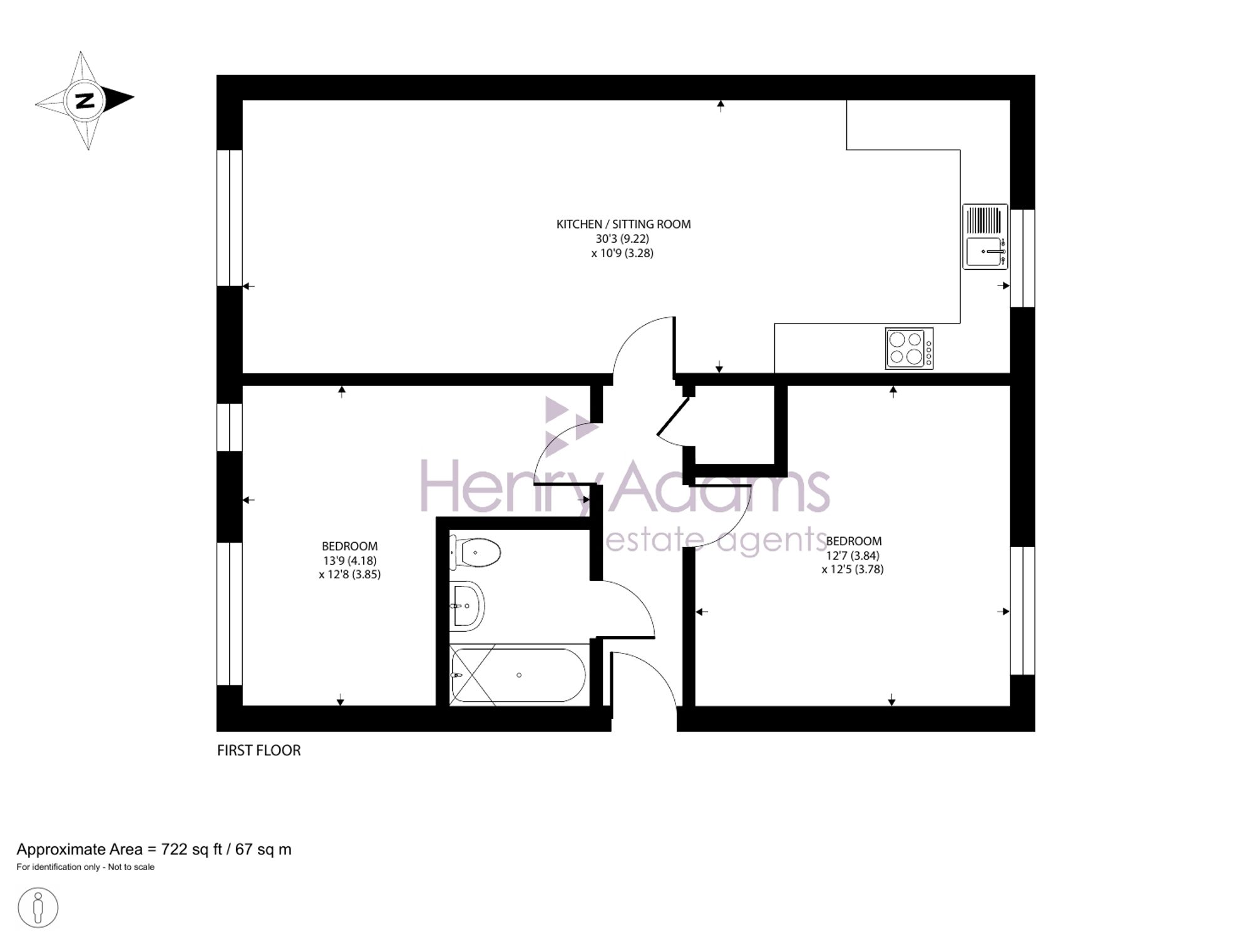 Flat 3 Typhoon House Hangar Drive, Tangmere, Chichester floorplan