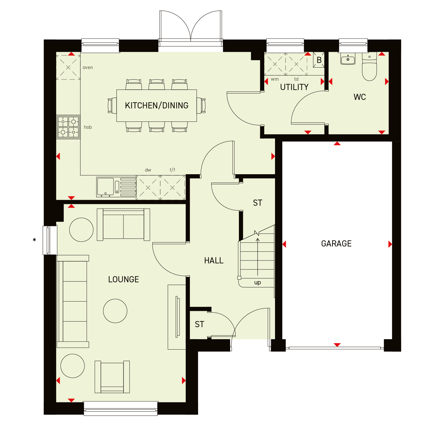H862150, Paddock Lane, Halifax floorplan