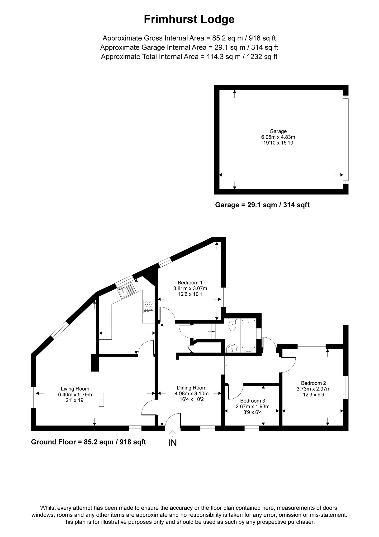 Frimhurst Lodge,, Guildford Road, Camberley floorplan