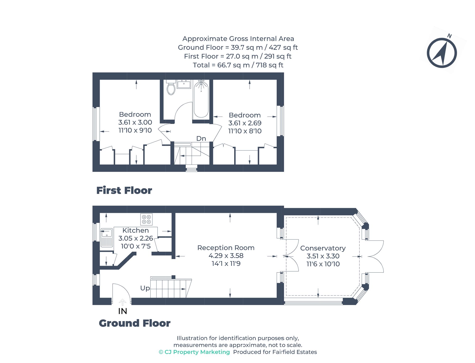 50 Cherry Hills, Watford floorplan