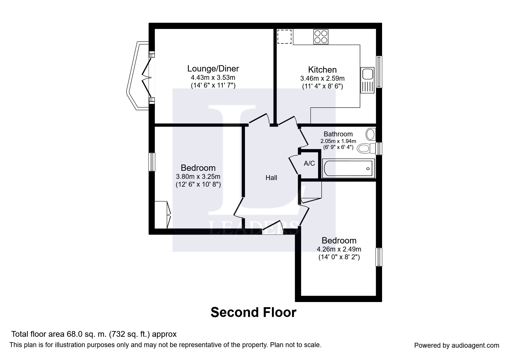 2 Bedrooms Flat to rent in North Walls, Chichester PO19