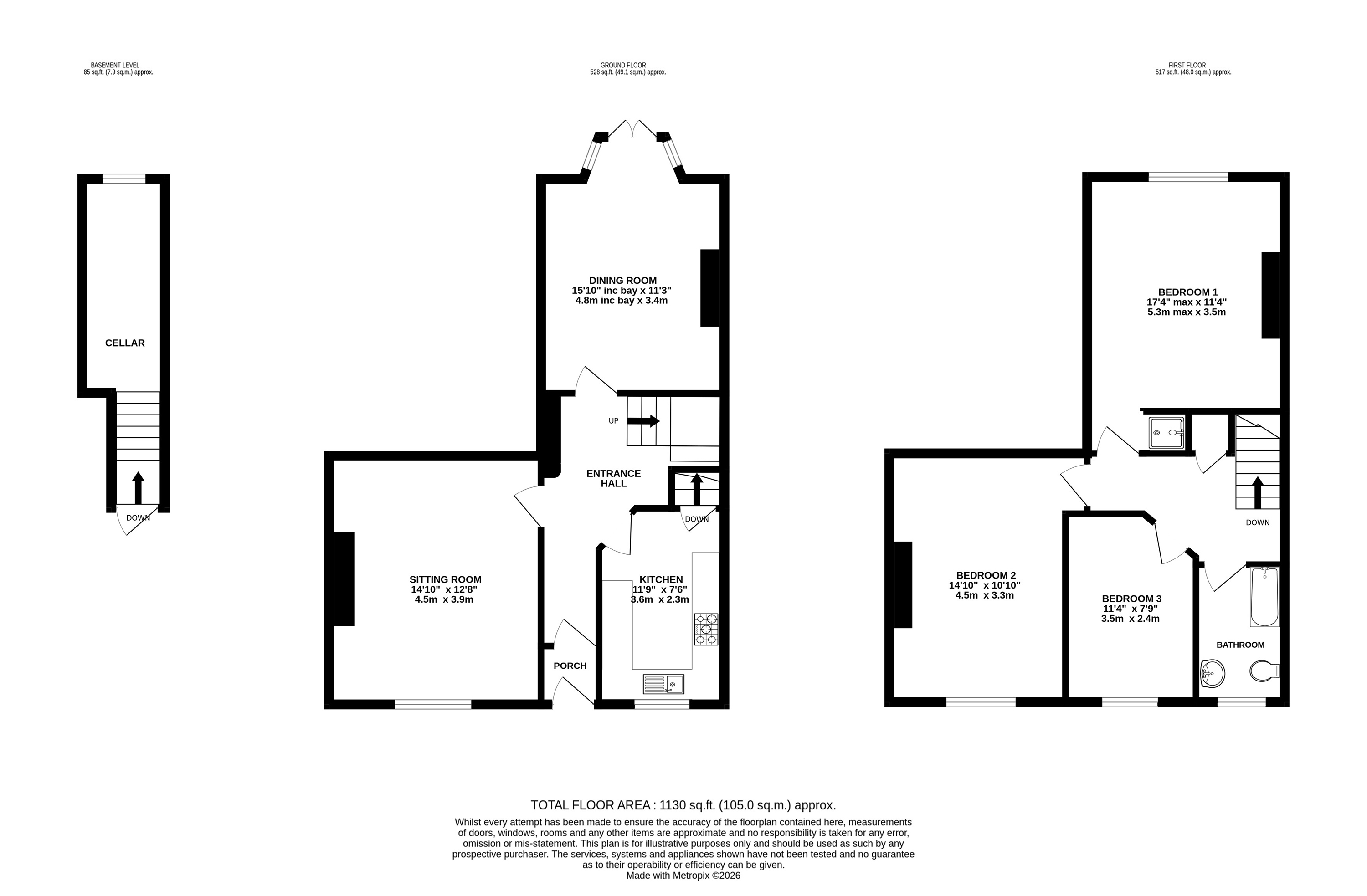 Heath Mount,, Skipton Road, Keighley floorplan