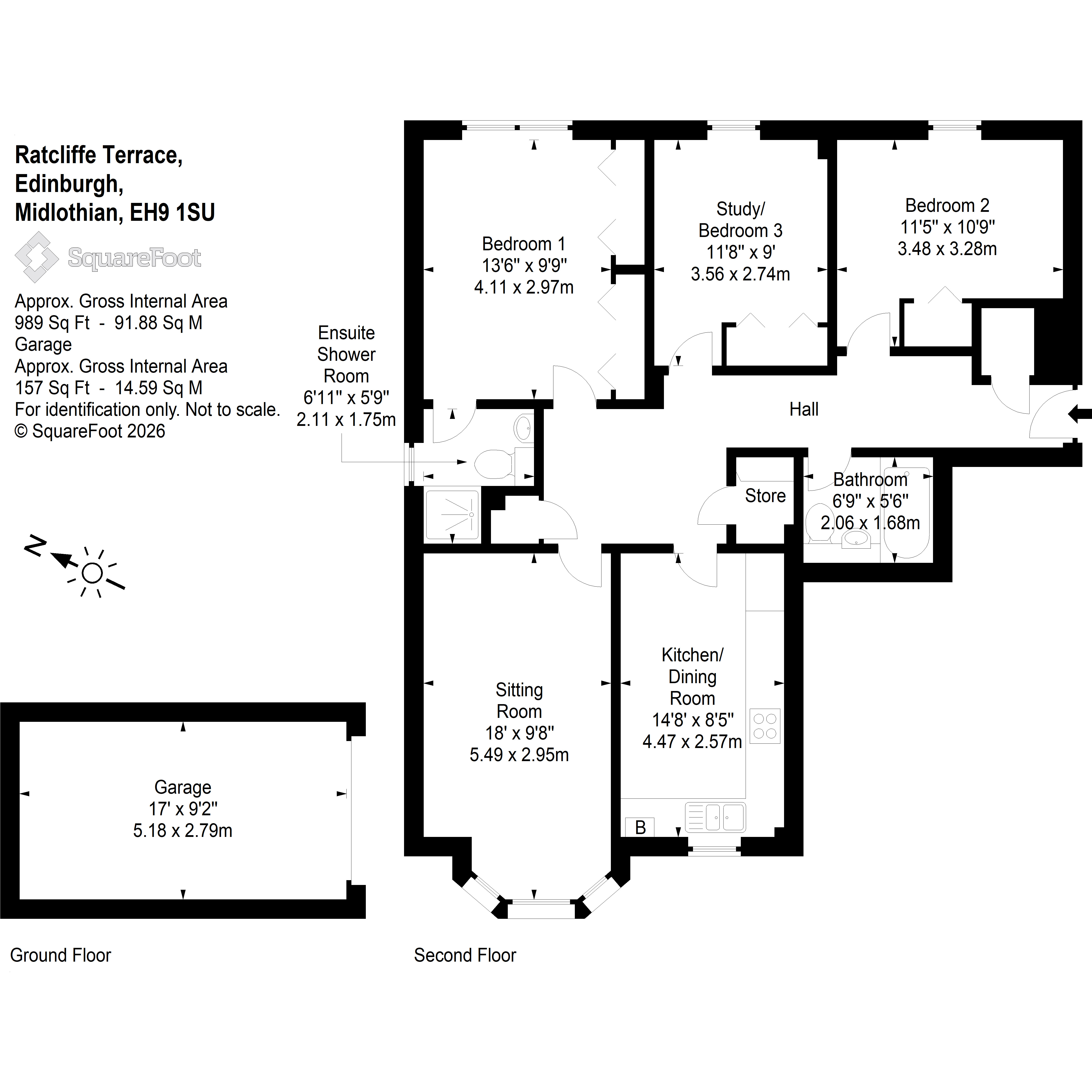 Ratcliffe Terrace, Newington Edinburgh floorplan