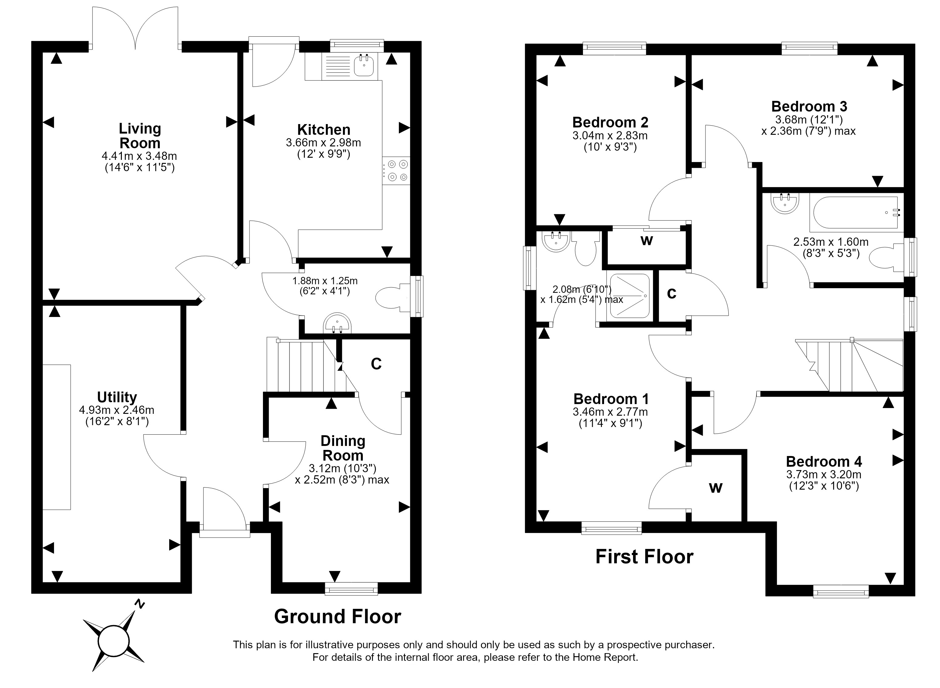 15, Comyn Drive, Roslin floorplan