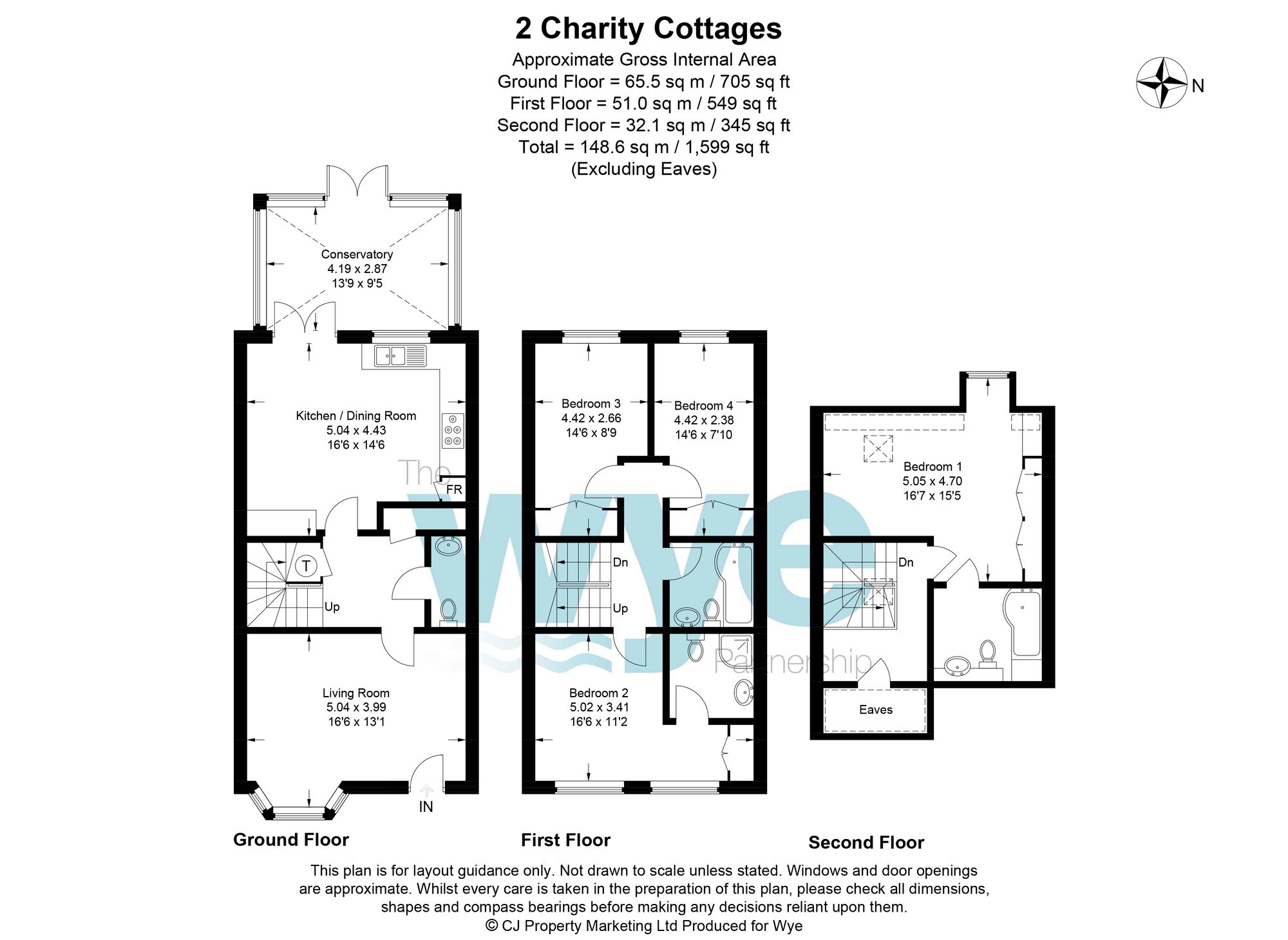 2 Charity Cottages Downley Road, High Wycombe floorplan