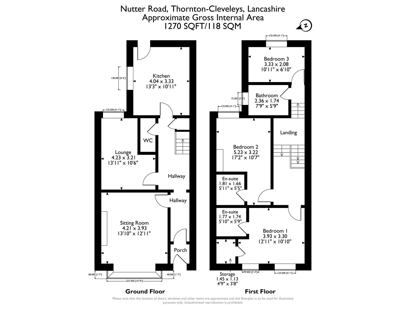00, Nutter Road, Thornton-Cleveleys floorplan