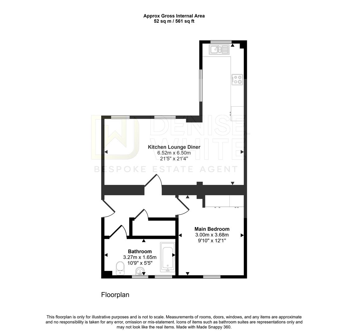 Apartment 9, 37 Menzies House, Willow Drive, Leek floorplan