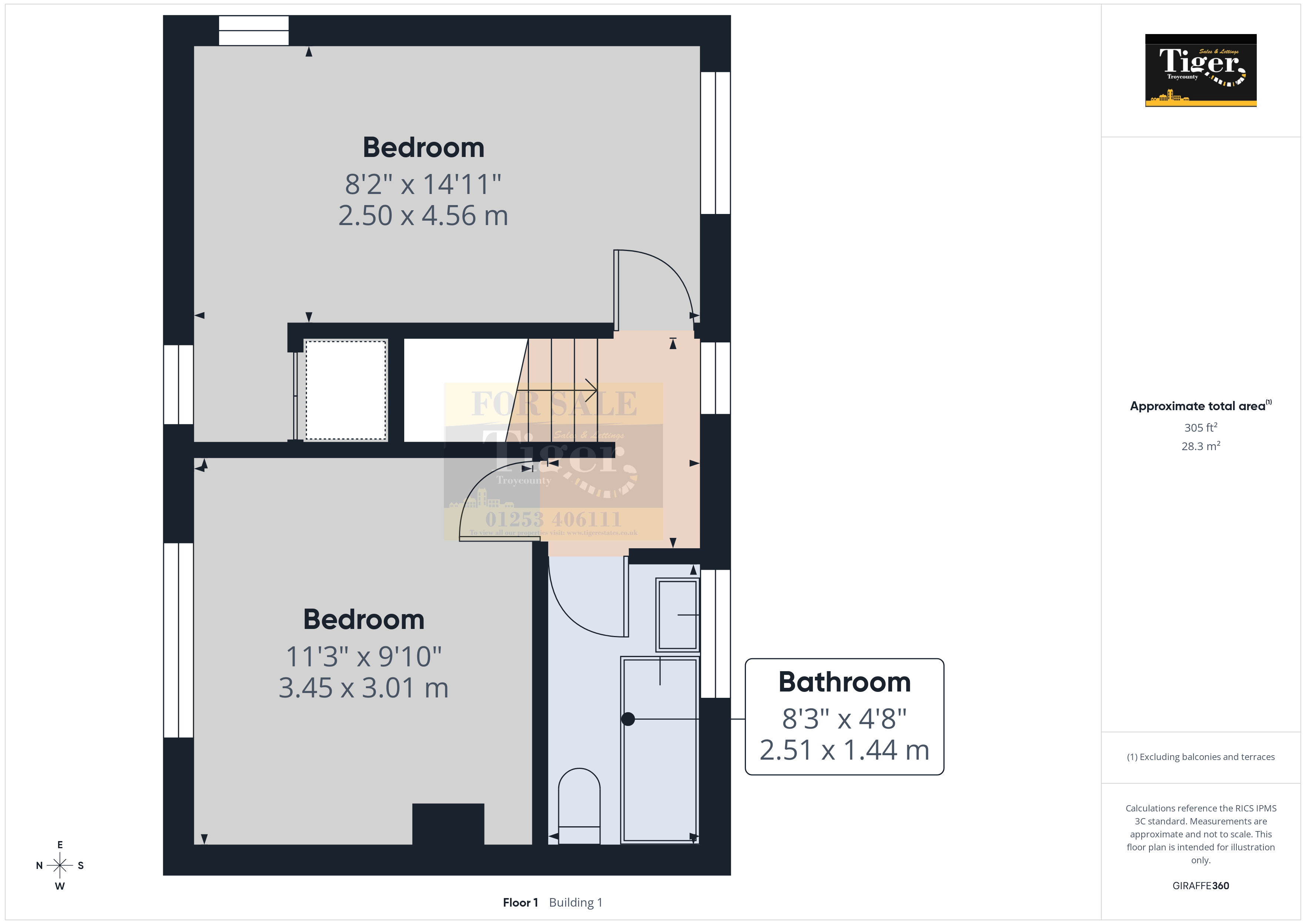 3, Borrowdale Road, Blackpool floorplan