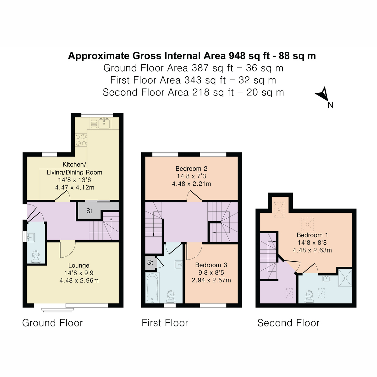 27, Orchard Close, Frome floorplan