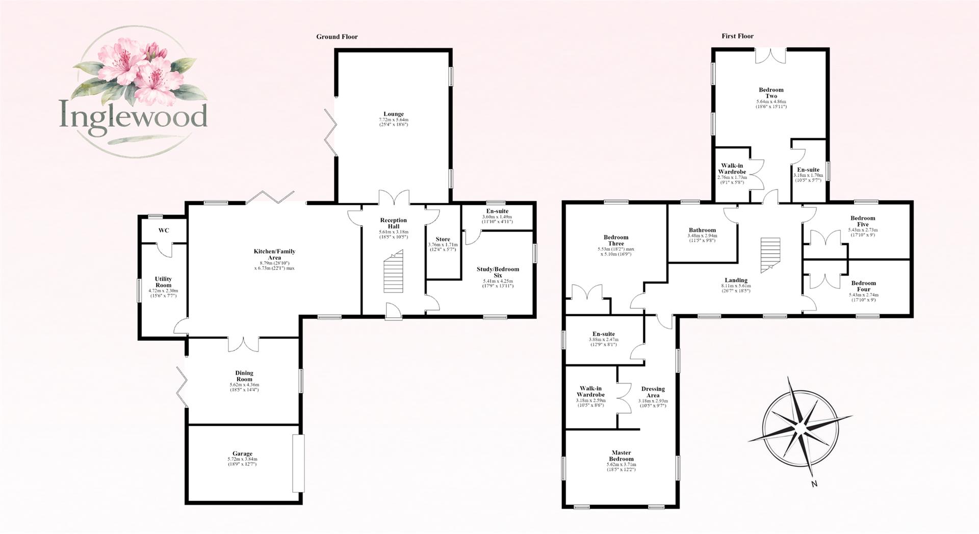 Inglewood, Pinewood Road, Market Drayton floorplan