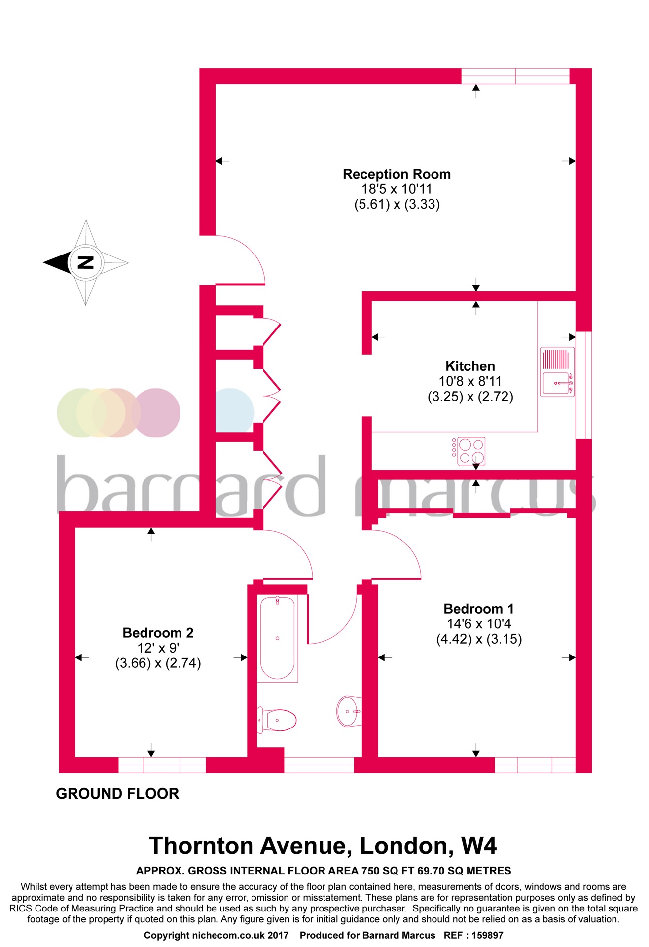 Free property report 3, Salisbury Court, Thornton Avenue, Chiswick
