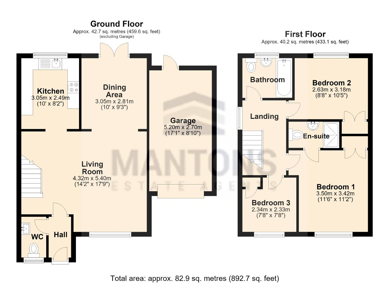 22, Benington Close, Luton floorplan