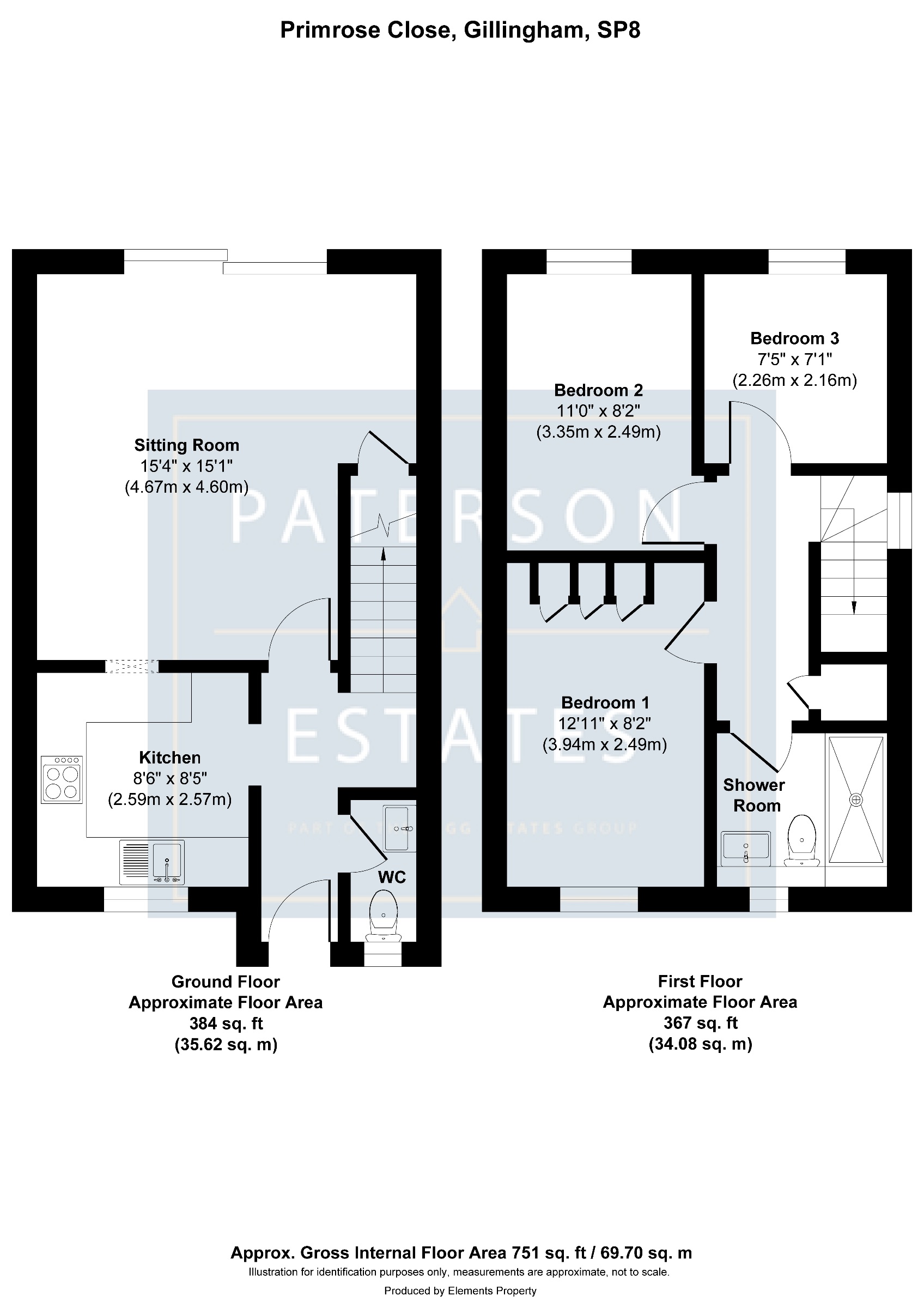 21 Primrose Close, Gillingham floorplan