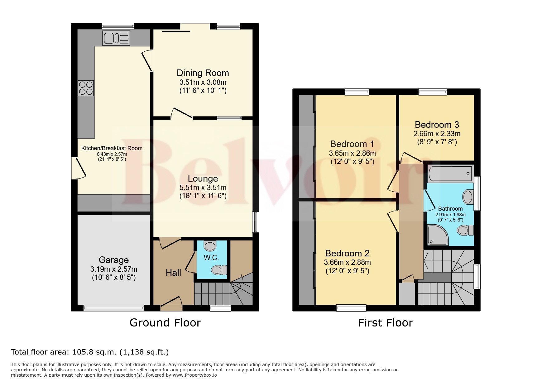 4, Foxcroft Close, Leicester floorplan
