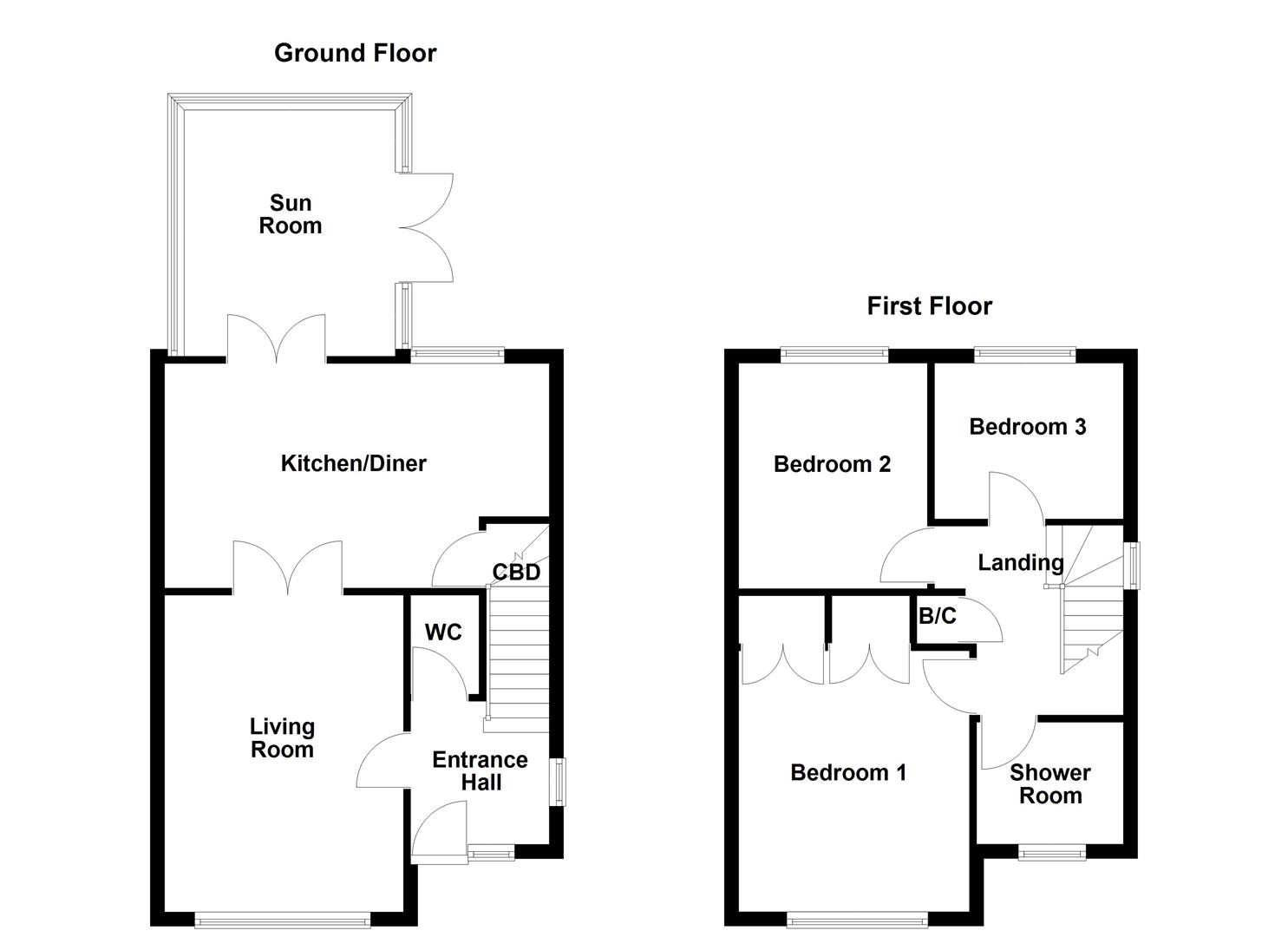 5, Ryecroft Farm Close, Barnsley floorplan