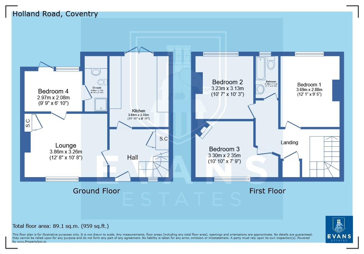 41, Holland Road, Coventry floorplan