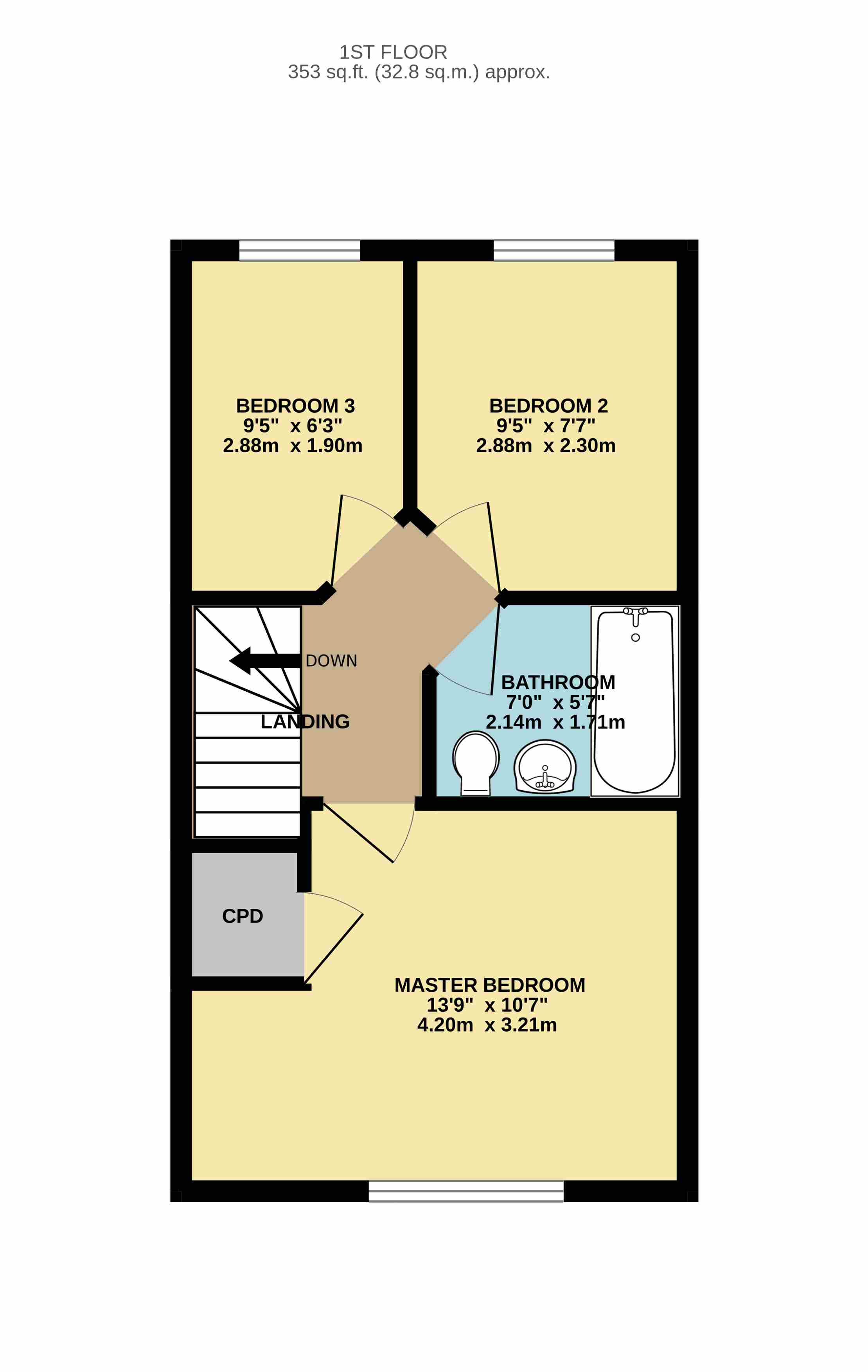 92, Brutus Court, North Hykeham floorplan