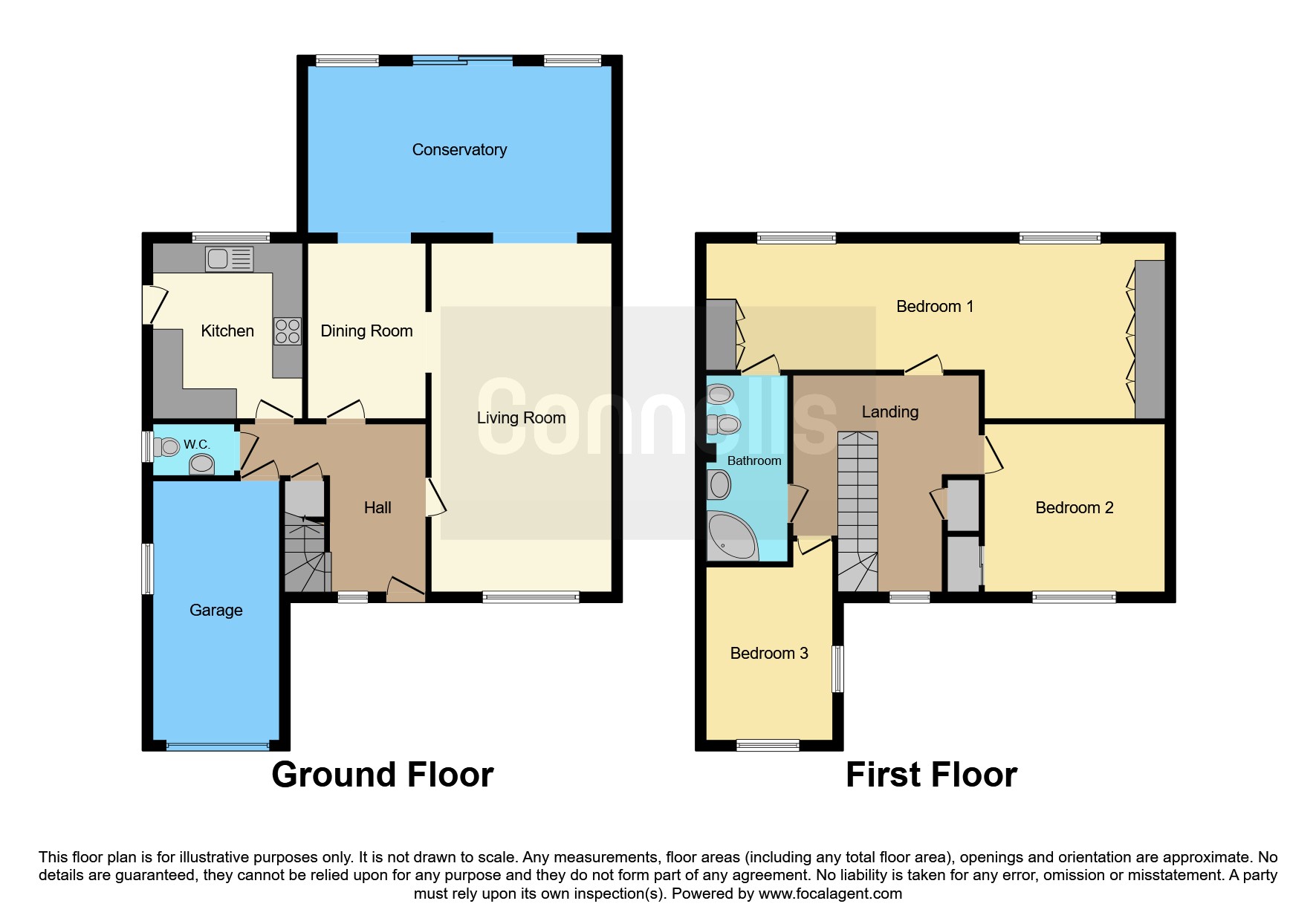 53, Squires Close, Crawley floorplan