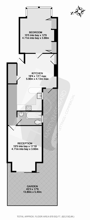 16a, Hardwicke Road, London floorplan