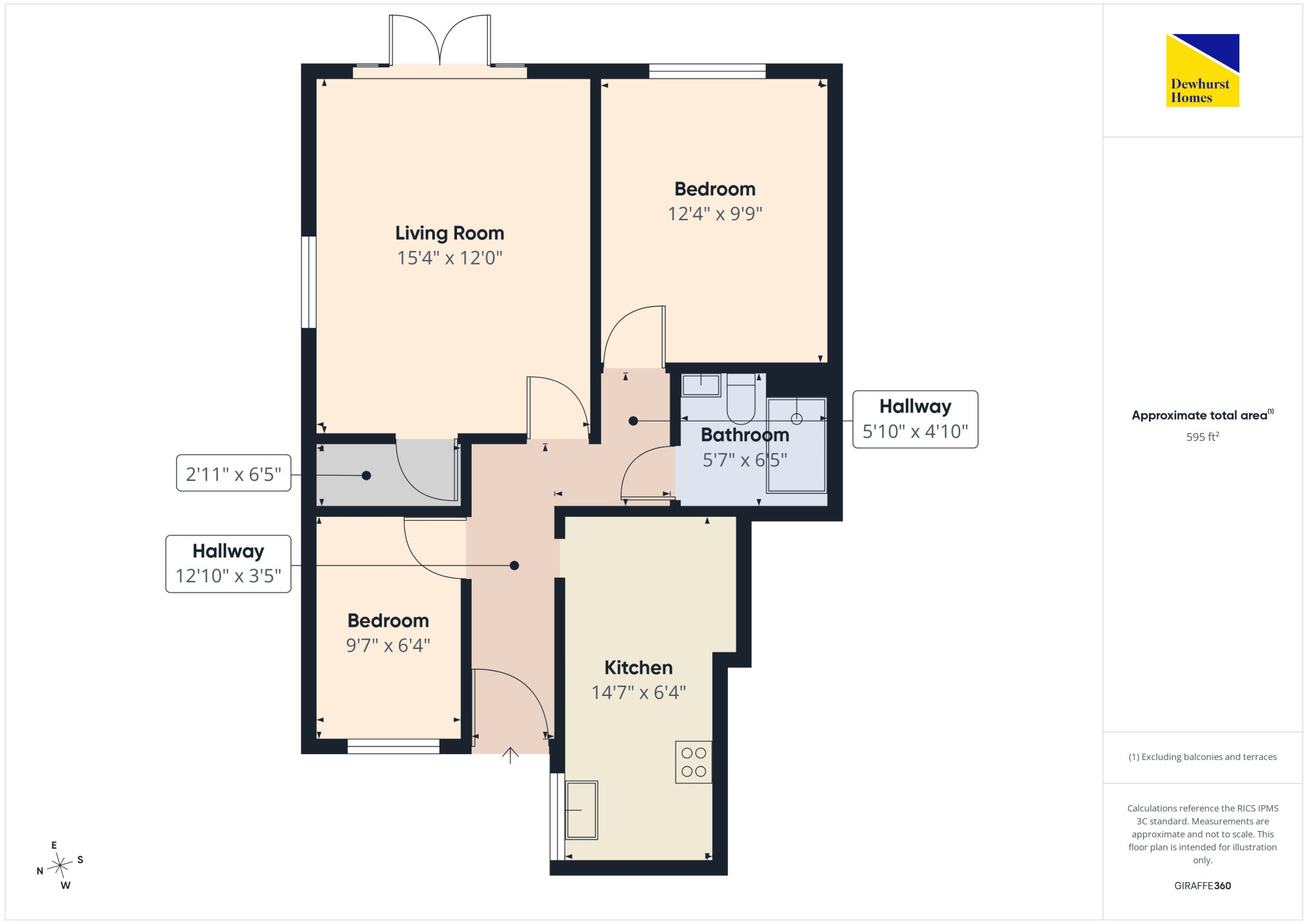 Penwortham Hall Gardens, Preston floorplan