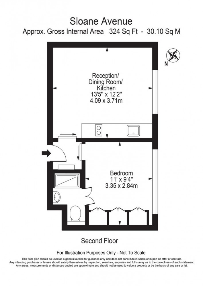 1 Bedrooms Flat to rent in Sloane Avenue, Chelsea SW3