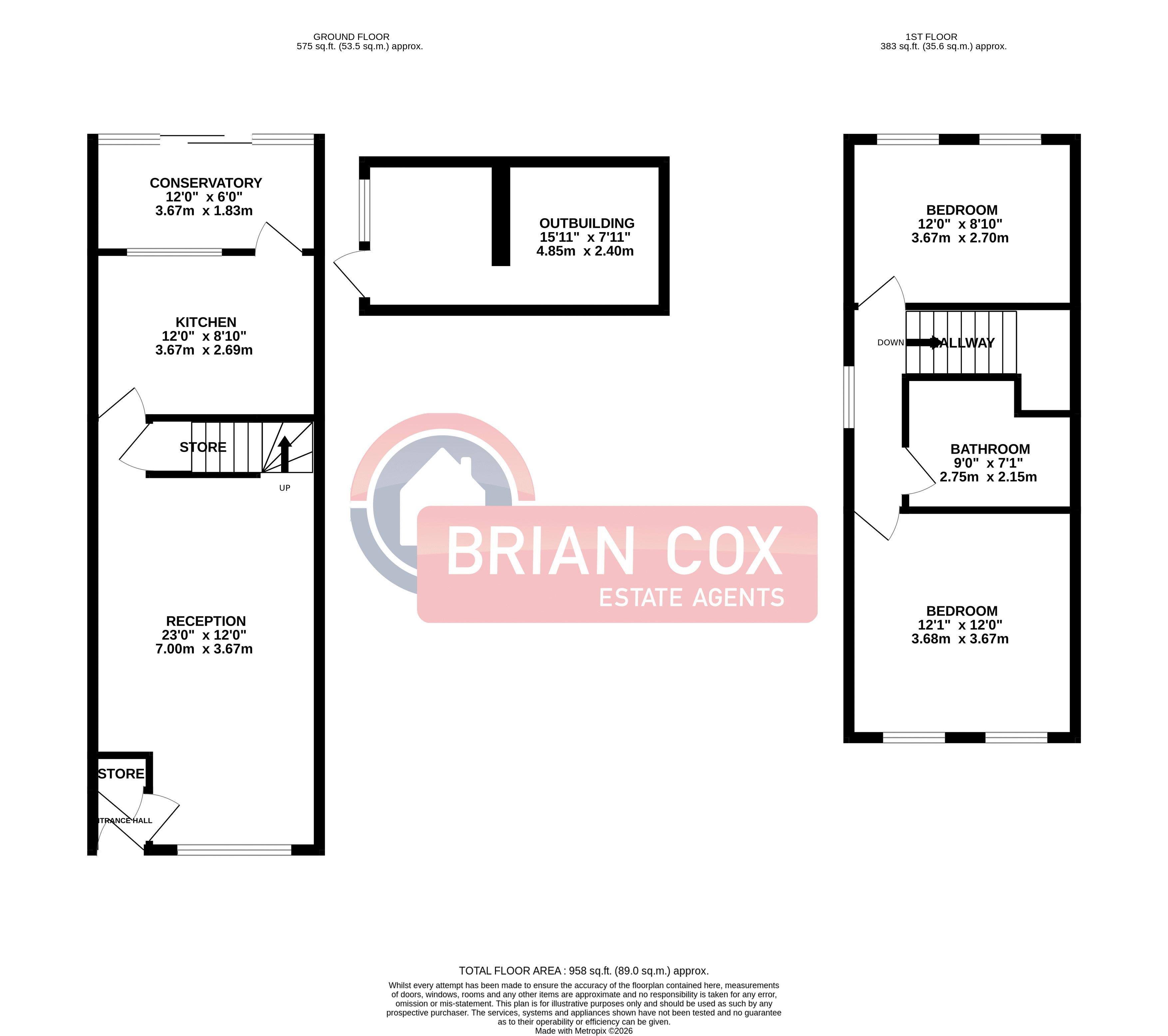 Yeading Lane, Hayes floorplan