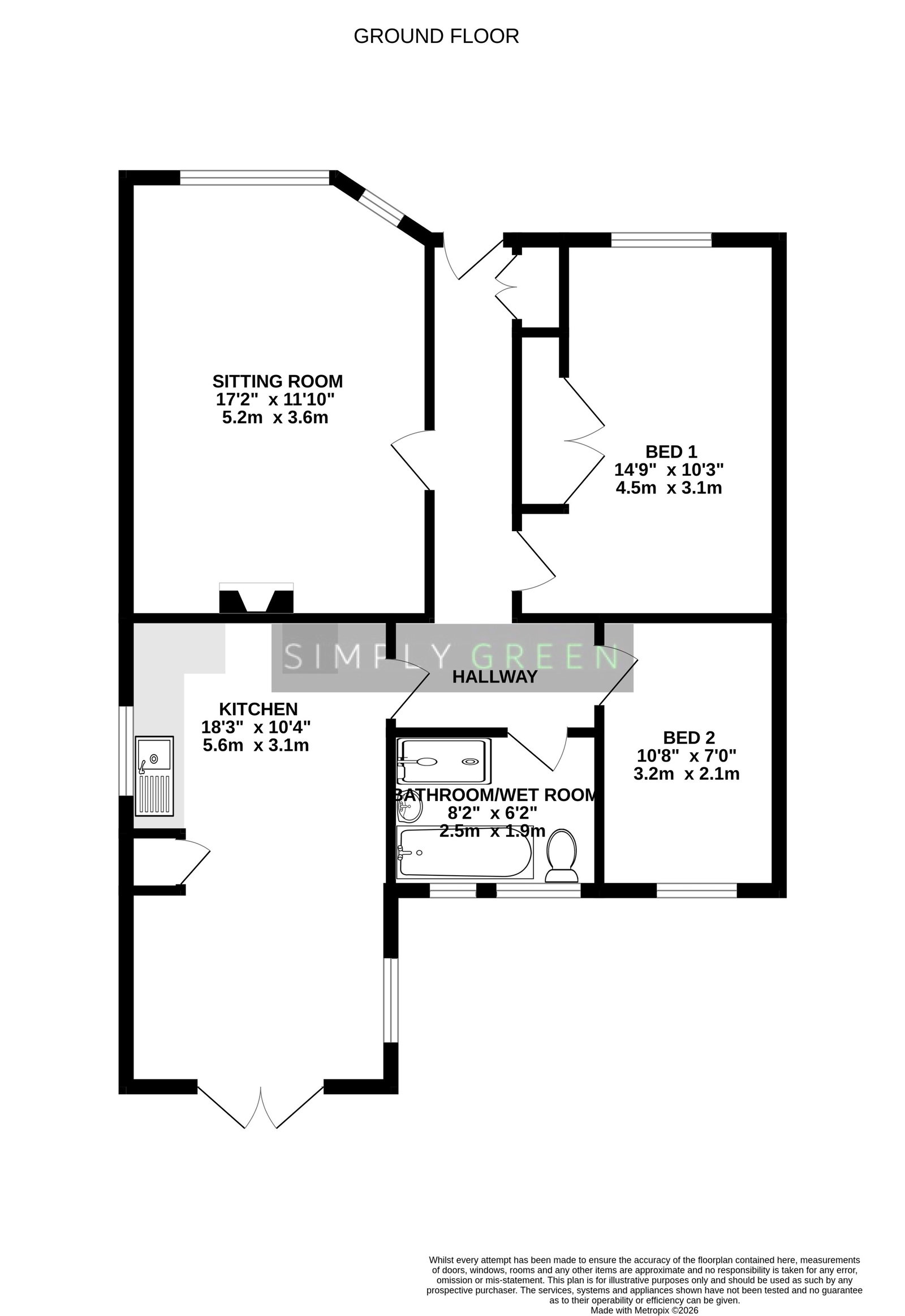 71, Clifford Avenue, Newton Abbot floorplan
