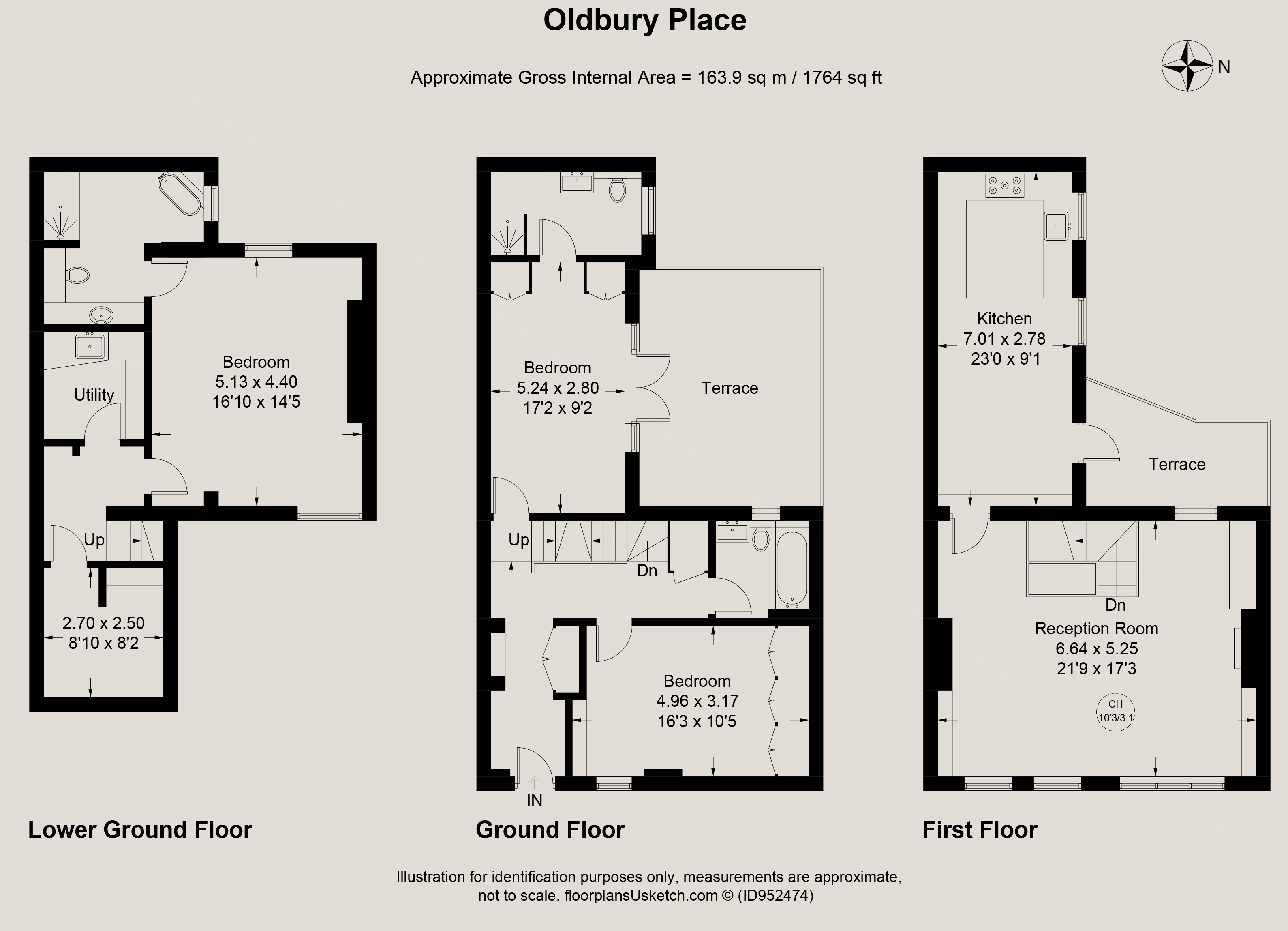 8, Oldbury Place, London floorplan