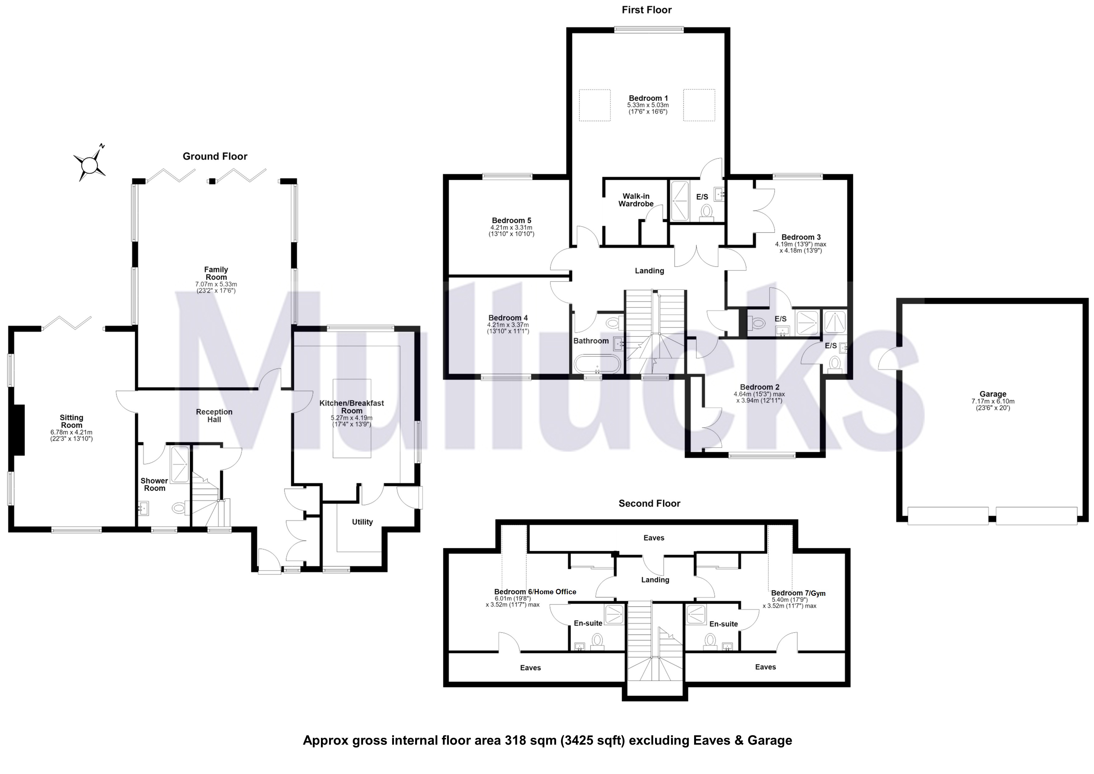 Larks,, London Road, Nr Saffron Walden floorplan