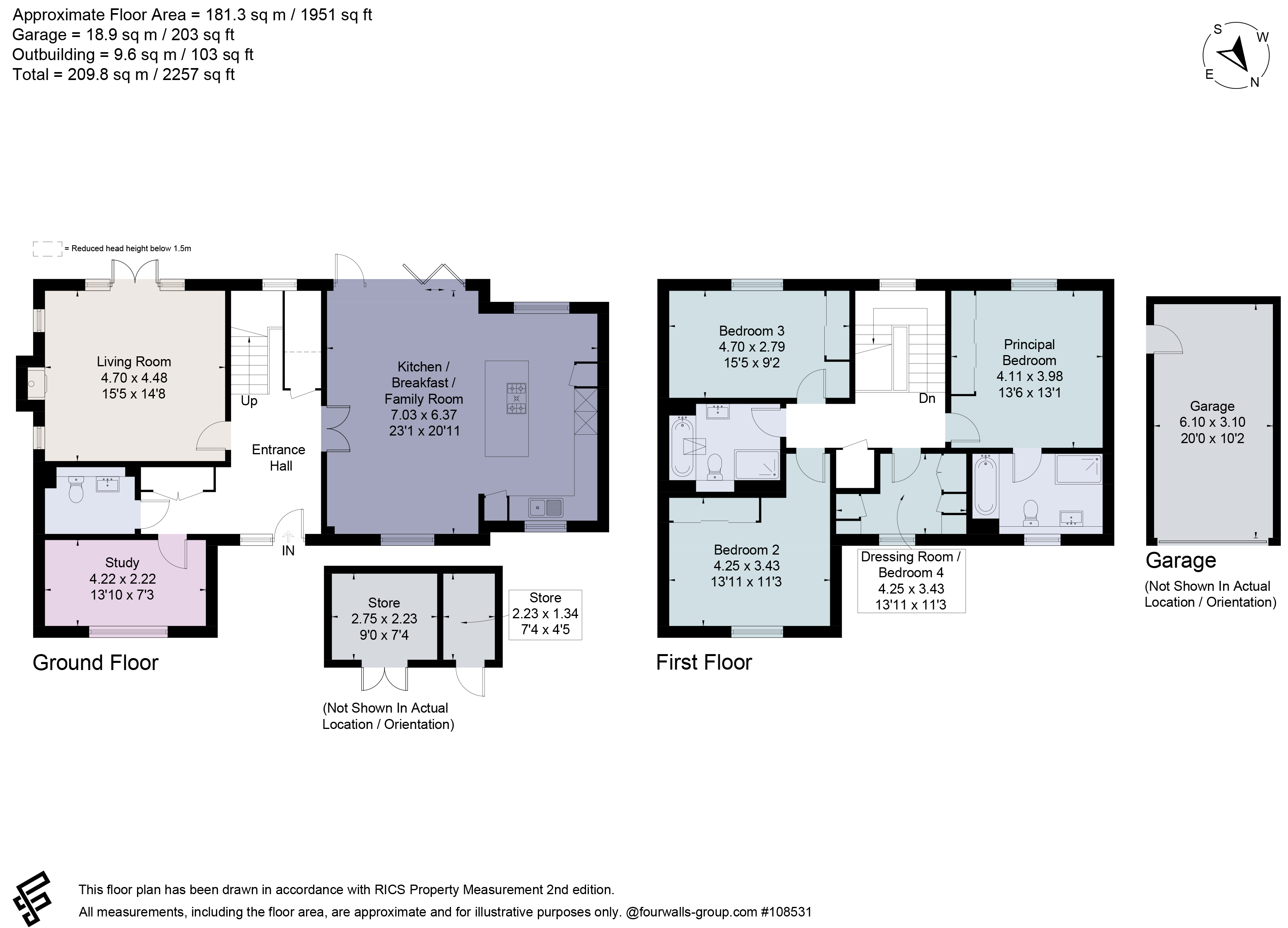 4, Oak Farm Close, Berkshire floorplan