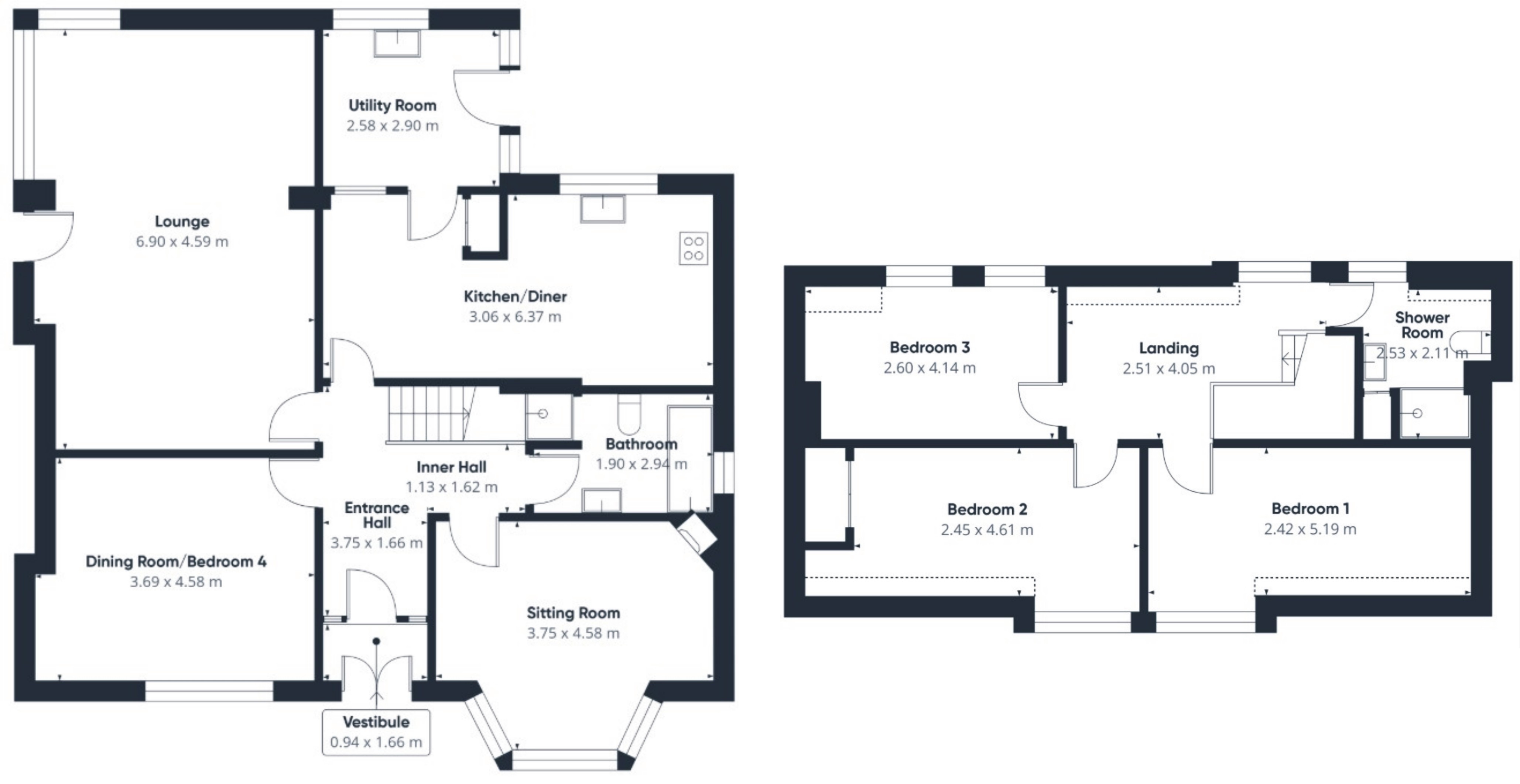 Rosslyn , School Road, Conon Bridge floorplan