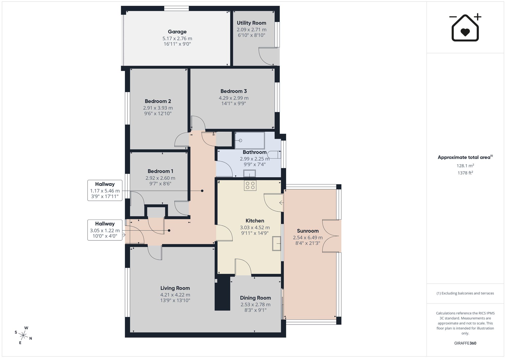Treuddyn, Clynderwen floorplan