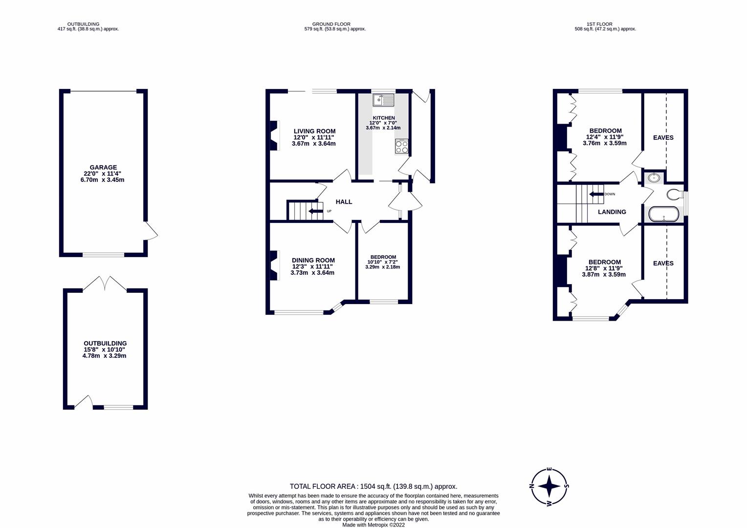 32, Denziloe Avenue, Hillingdon floorplan