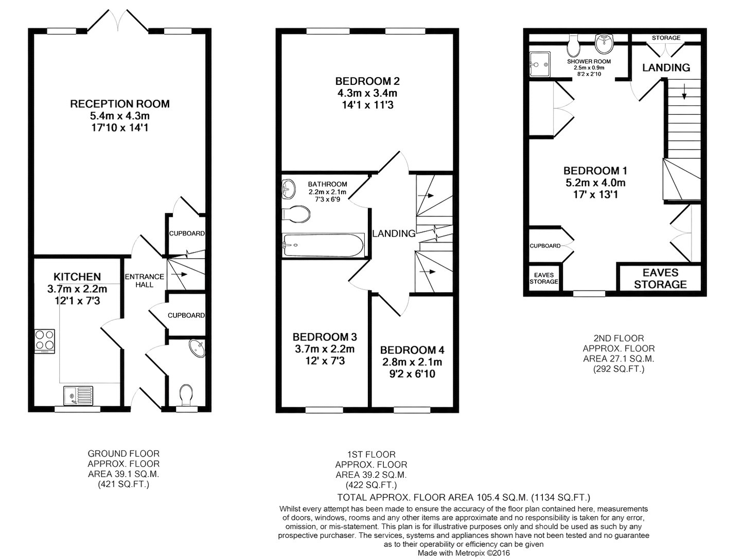 10, Raven Close, Hertfordshire floorplan
