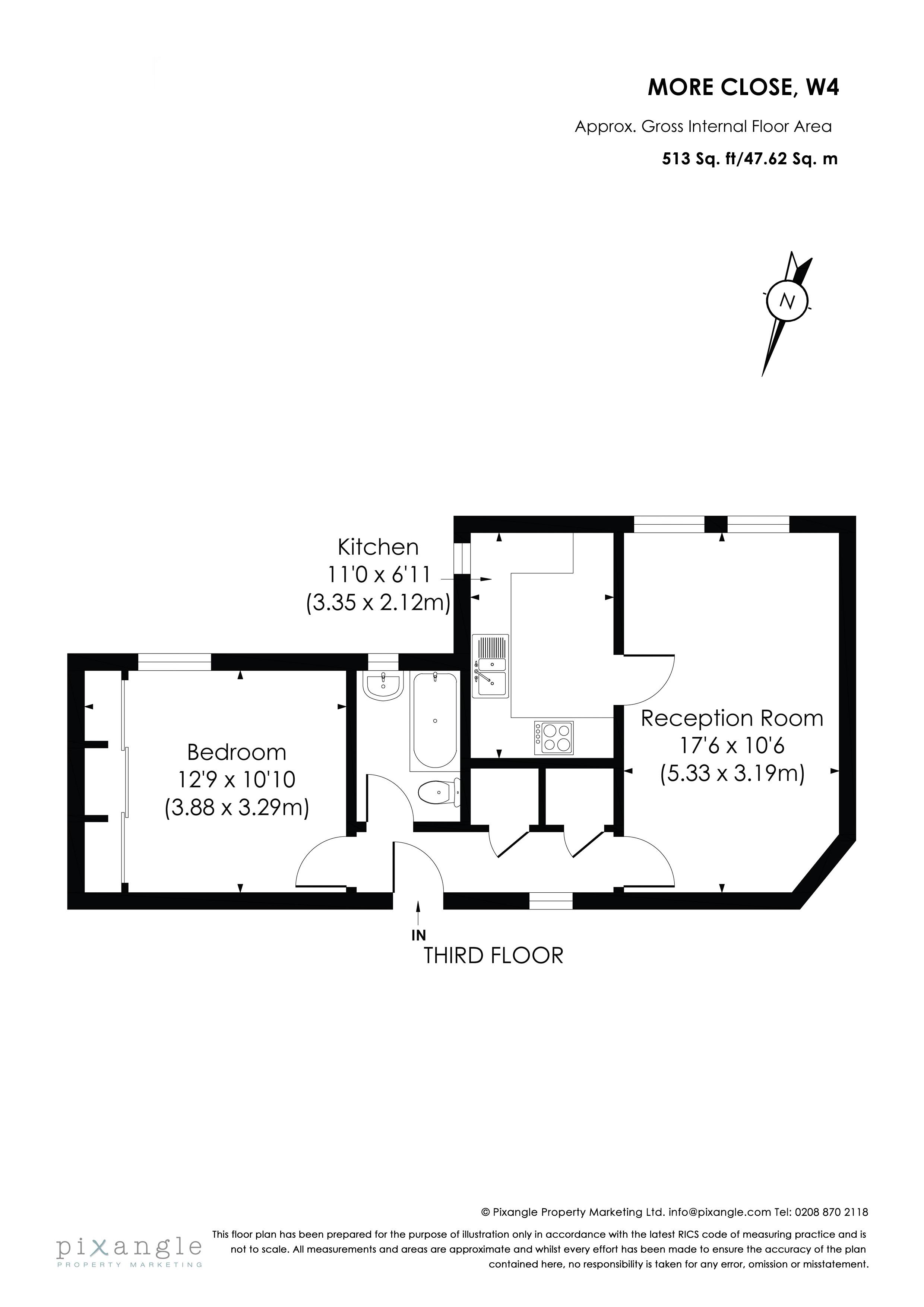 More Close. St Pauls Court, London floorplan