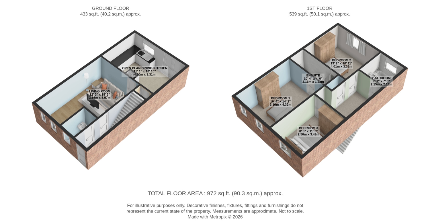 13, Maple Gardens, Leeds floorplan