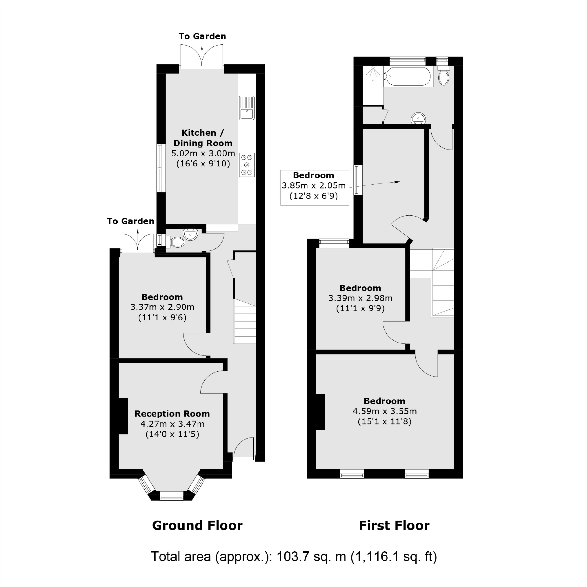 17, Noyna Road, London floorplan
