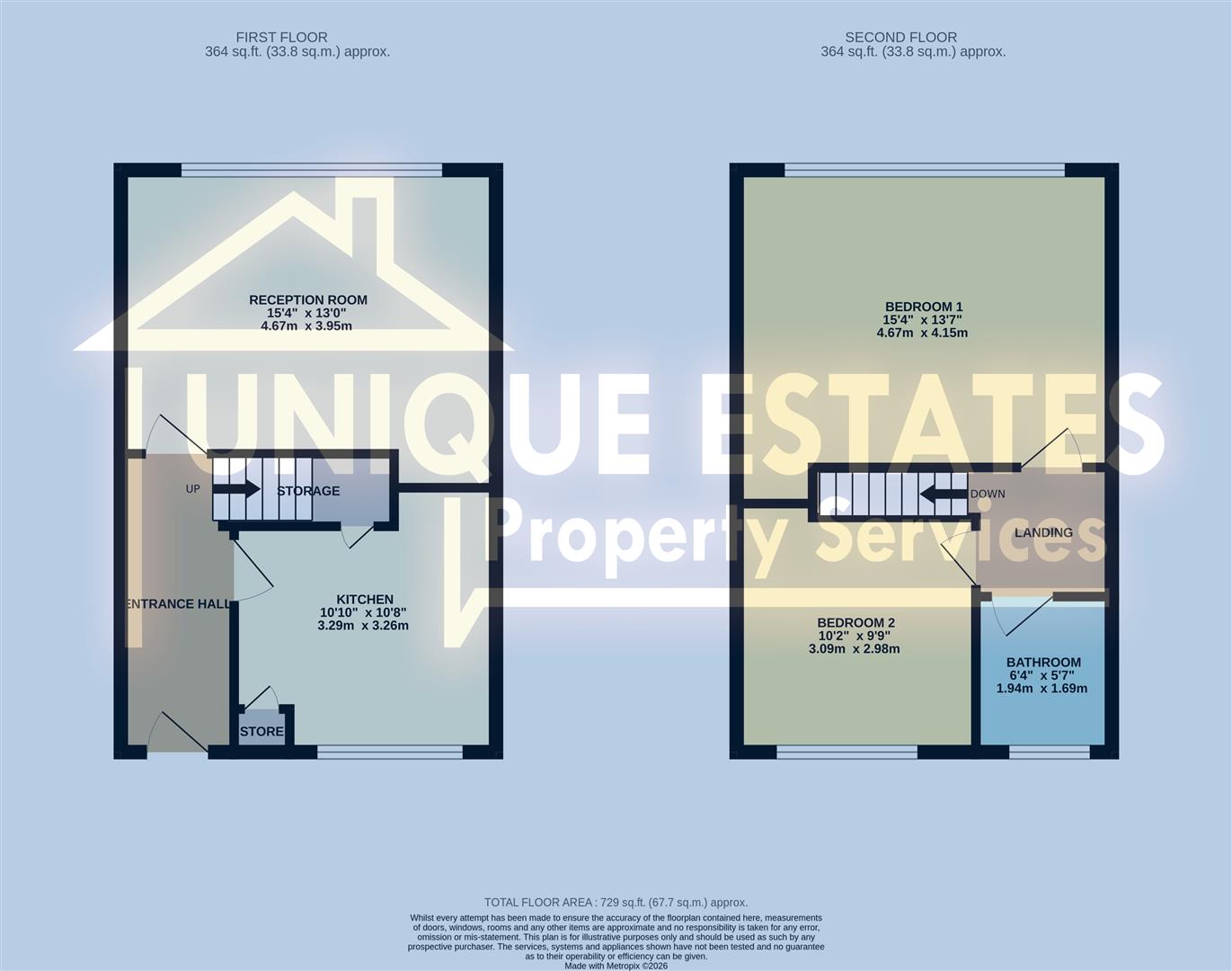 1C, Alpha Road, London floorplan