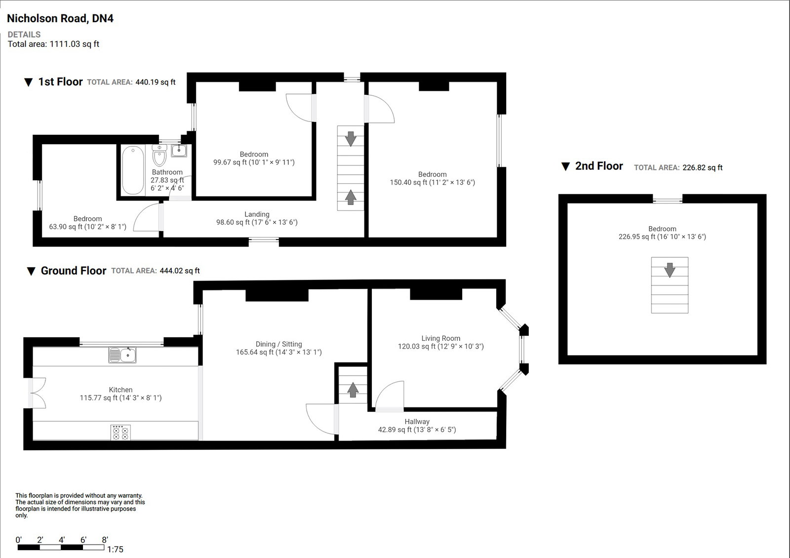 31, Nicholson Road, Doncaster floorplan
