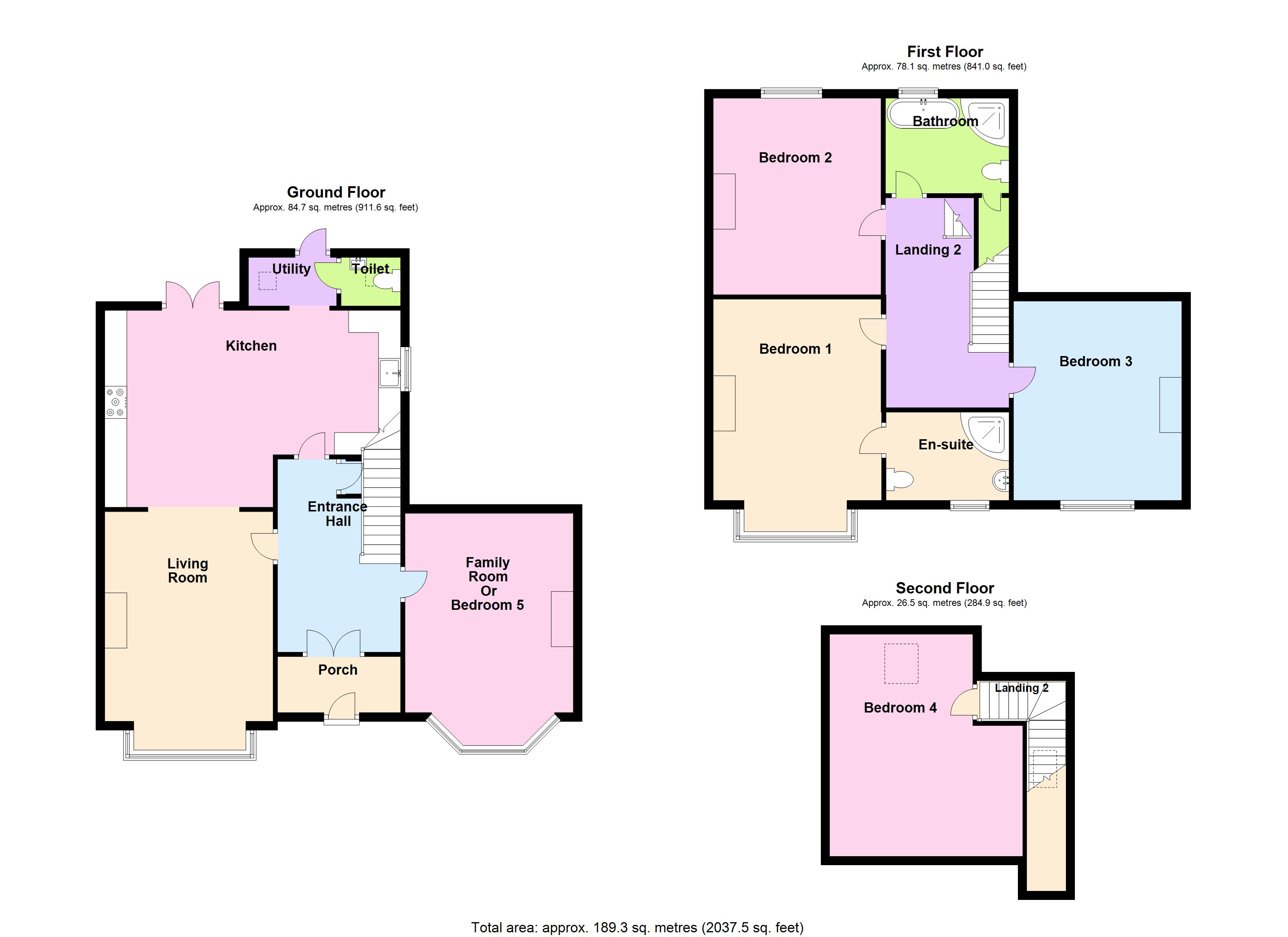 5 Bedrooms Semi-detached house for sale in Llanthewy Road, Newport, Gwent NP20