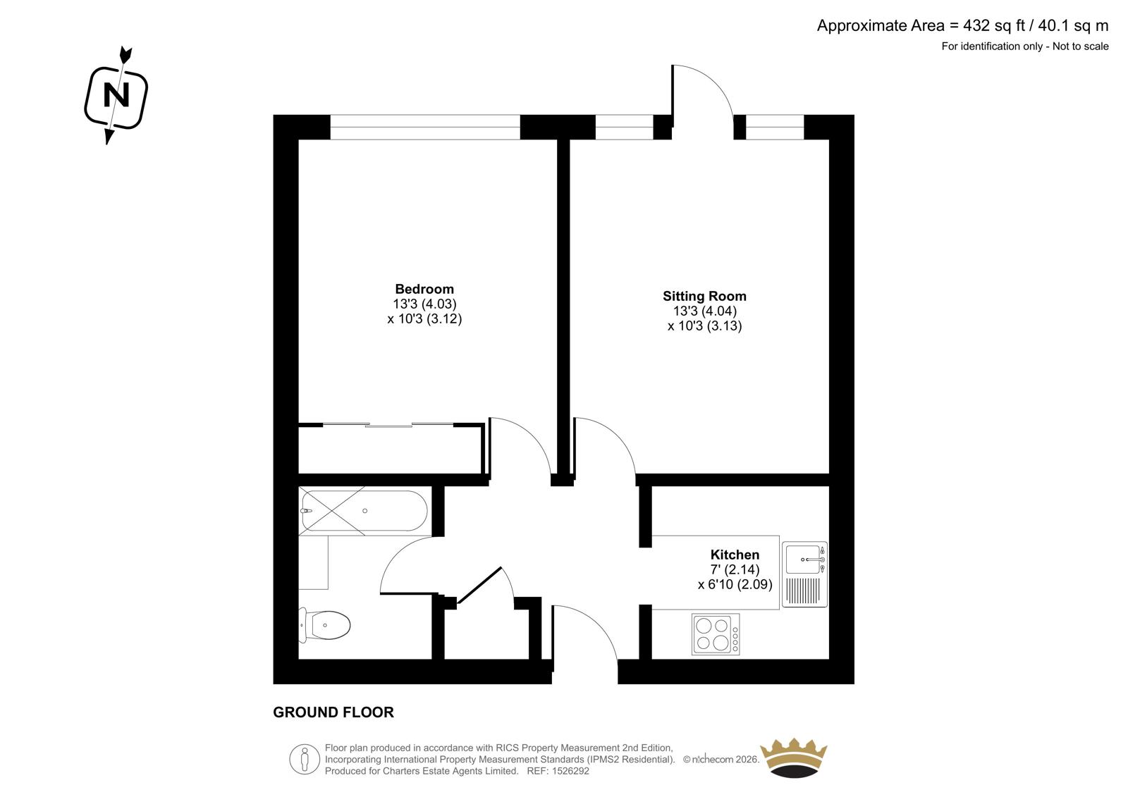 25, Carnegie House, Worthing floorplan