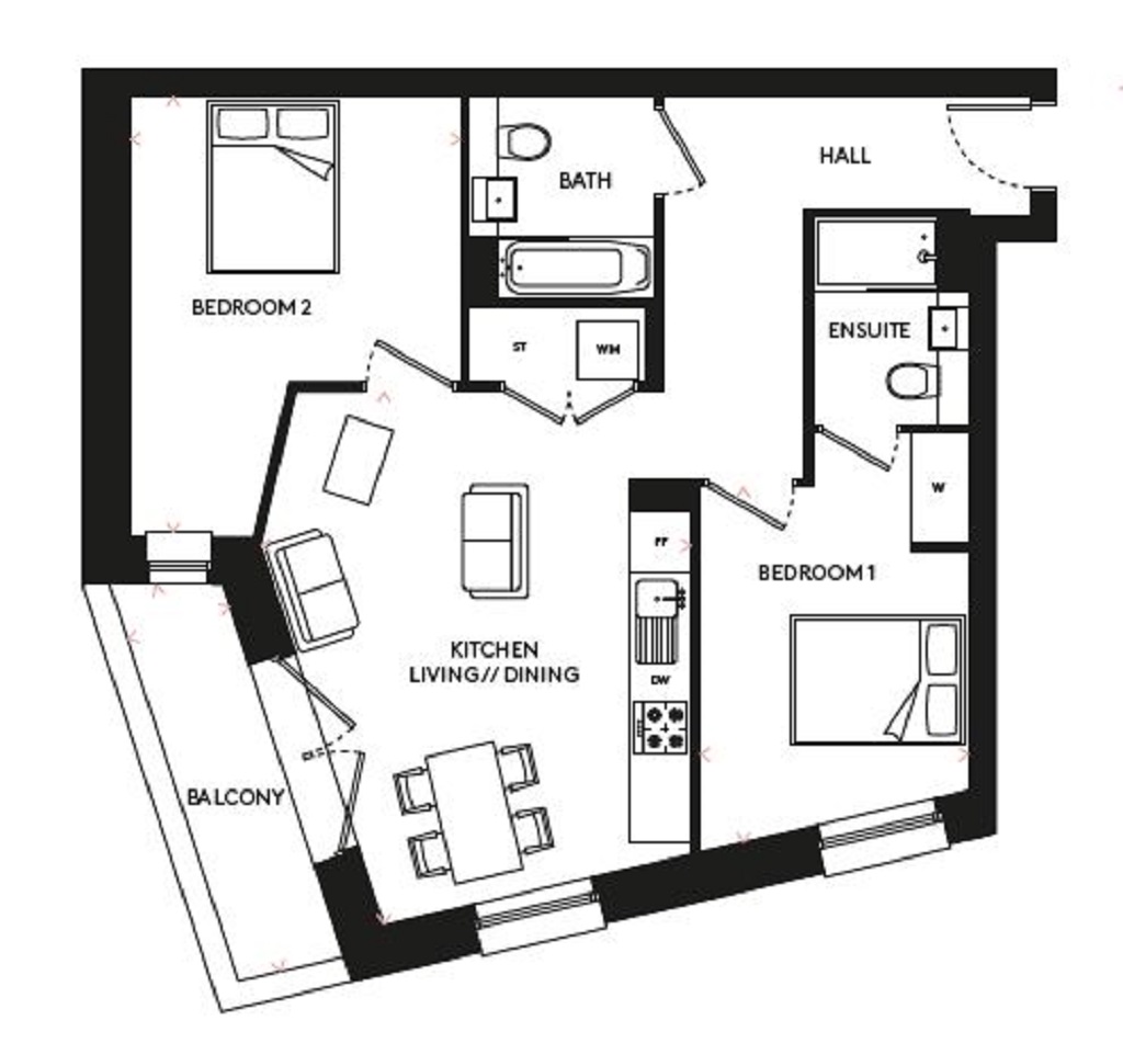 Saunders Park View, Brighton BN2, 2 bedroom flat for sale 65746945