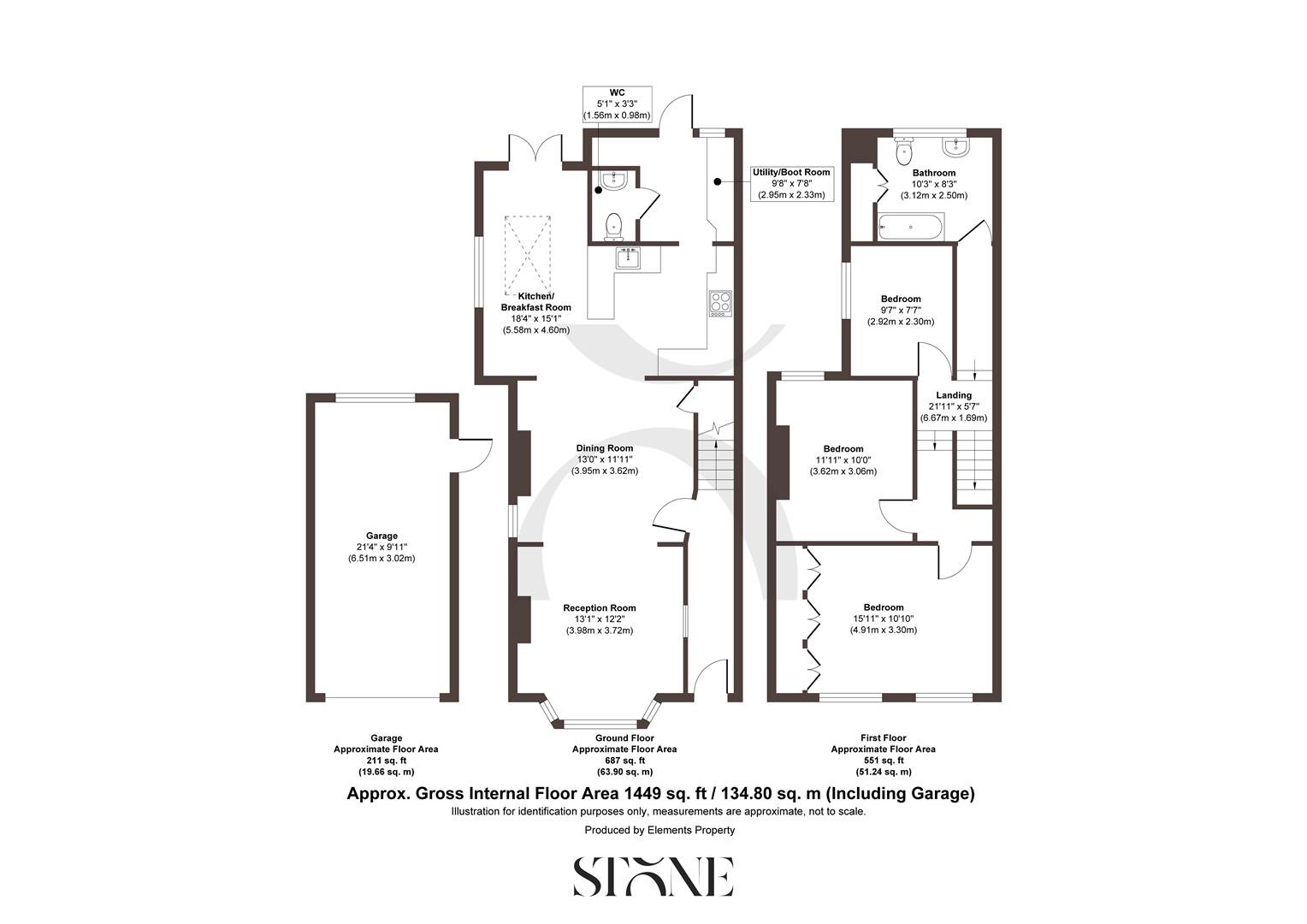Malbec Cottage, Castle Street, Redhill floorplan