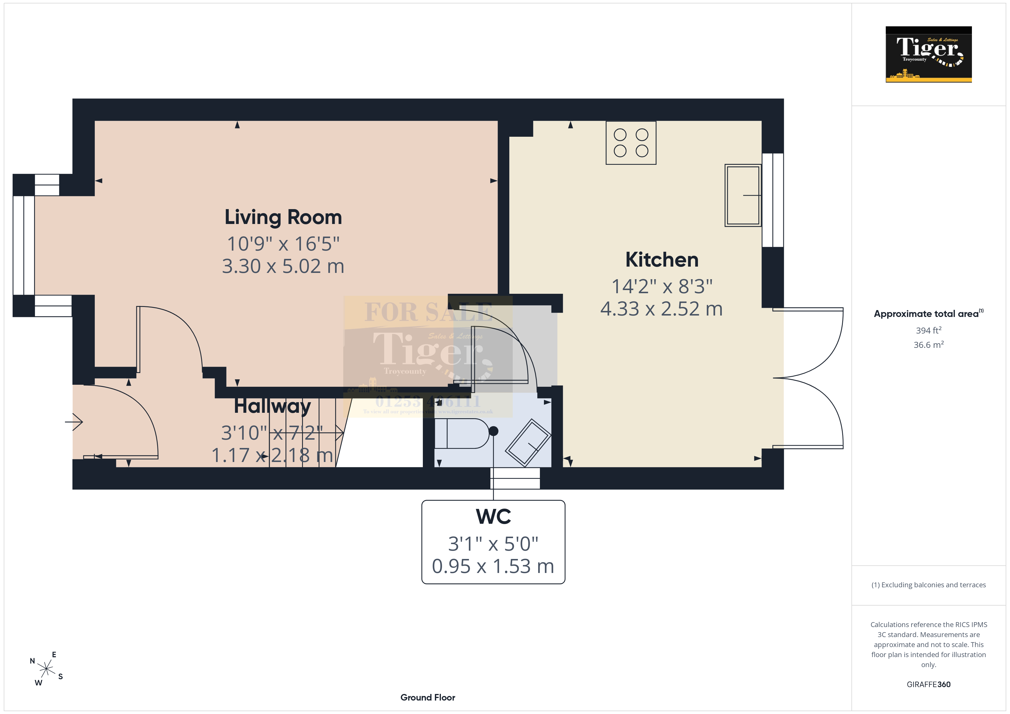 33, Cardwell Close, Blackpool floorplan