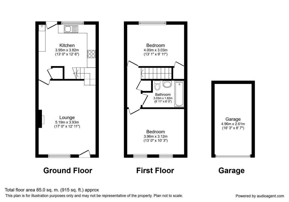 2 Bedrooms  to rent in Lancaster Road, Cabus, Preston PR3