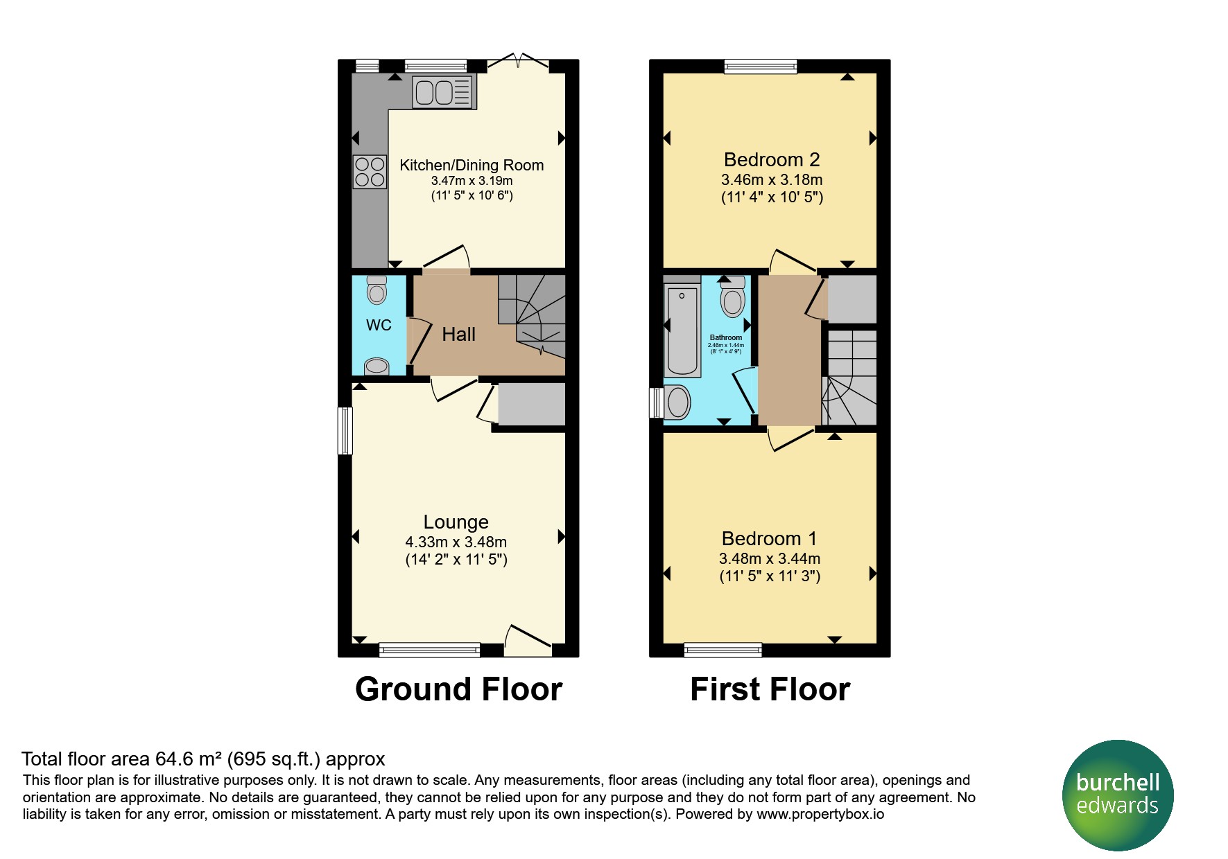 9, Deer Park Close, ALFRETON floorplan