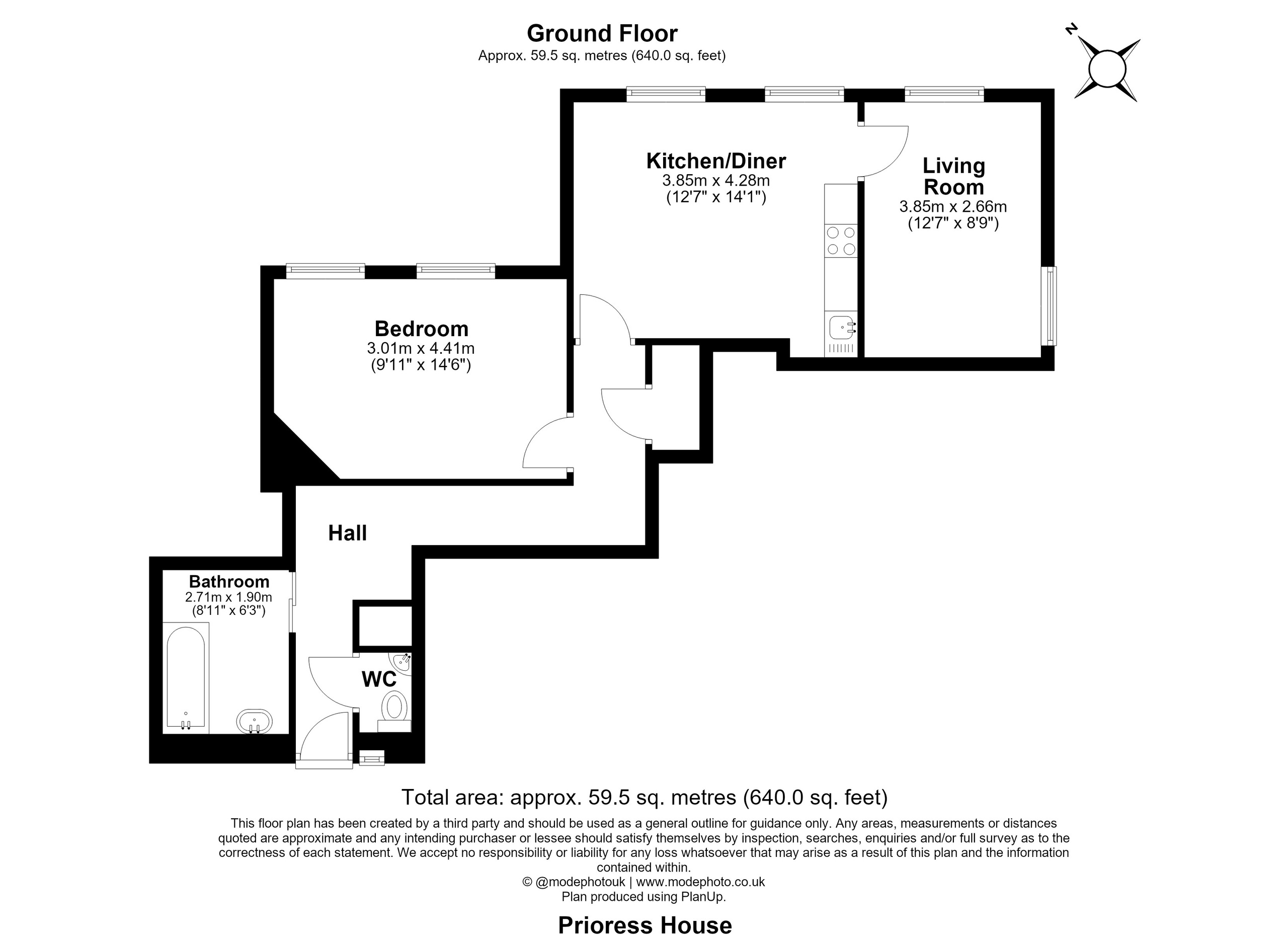 Flat 2, London floorplan