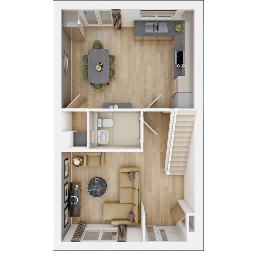 The Eynsford - Plot 50, Woodlands Chase, Curbridge Way, Whiteley floorplan