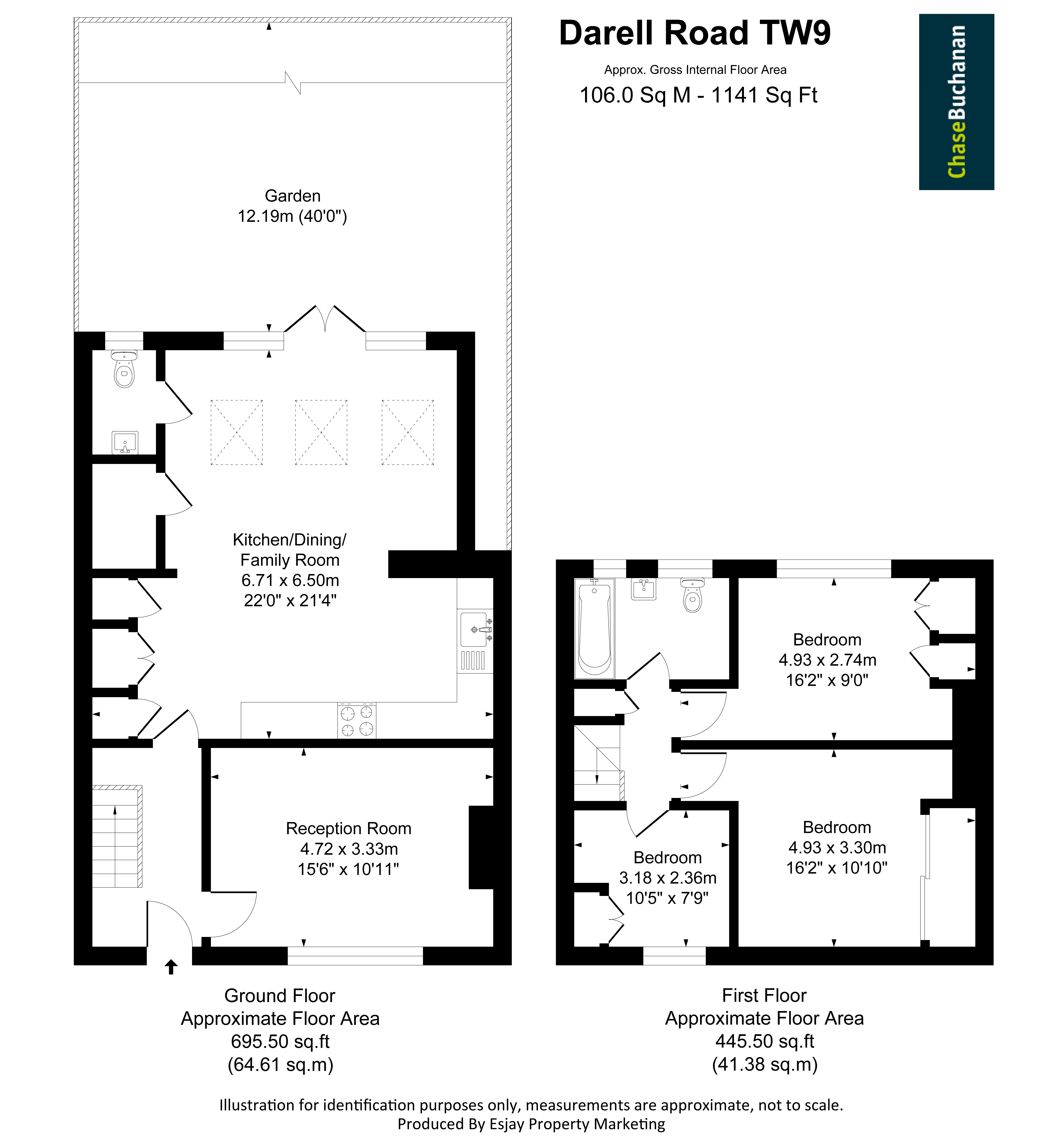 28, Darell Road, Surrey floorplan